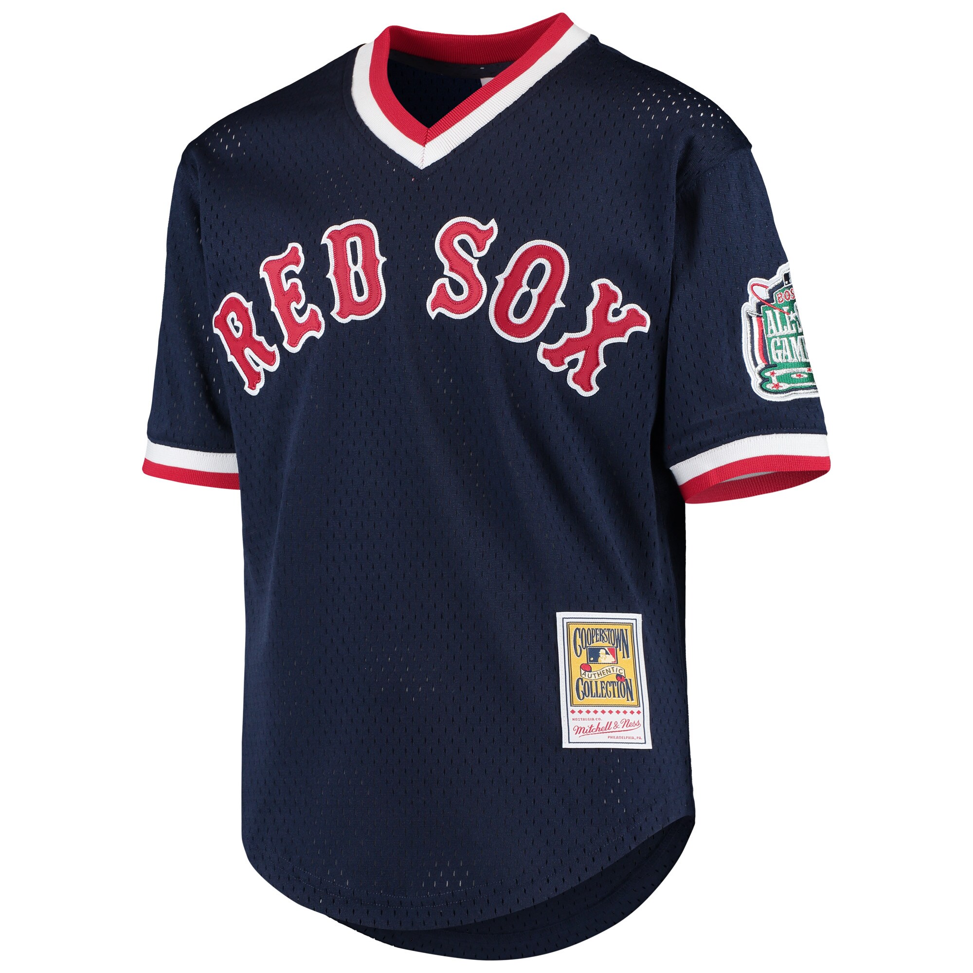 Pedro Martinez Boston Red Sox Mitchell & Ness Youth Cooperstown Collection Mesh Batting Practice Jersey - Navy cheap jerseys for sale - CheapJerseys.Shop
