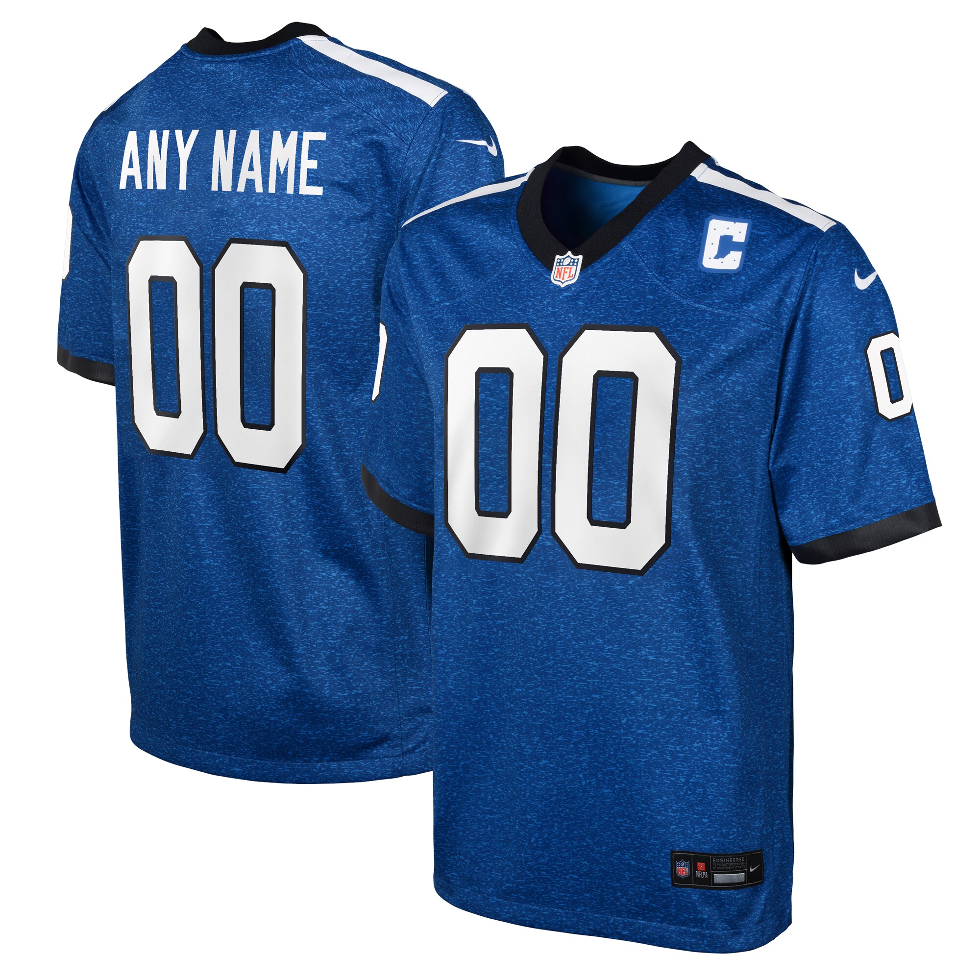 Indianapolis Colts Youth Indiana Nights Alternate Custom Game Jersey - Blue cheap jerseys for sale - CheapJerseys.Shop