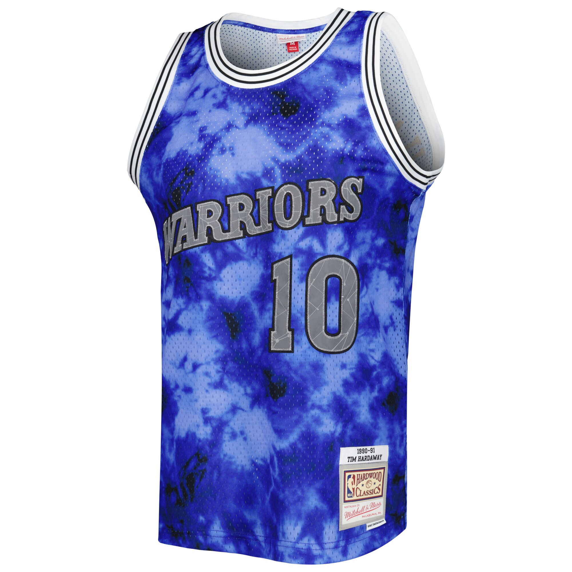 Tim Hardaway Golden State Warriors Mitchell & Ness 1990\/91 Galaxy Swingman Jersey - Blue cheap jerseys for sale - CheapJerseys.Shop
