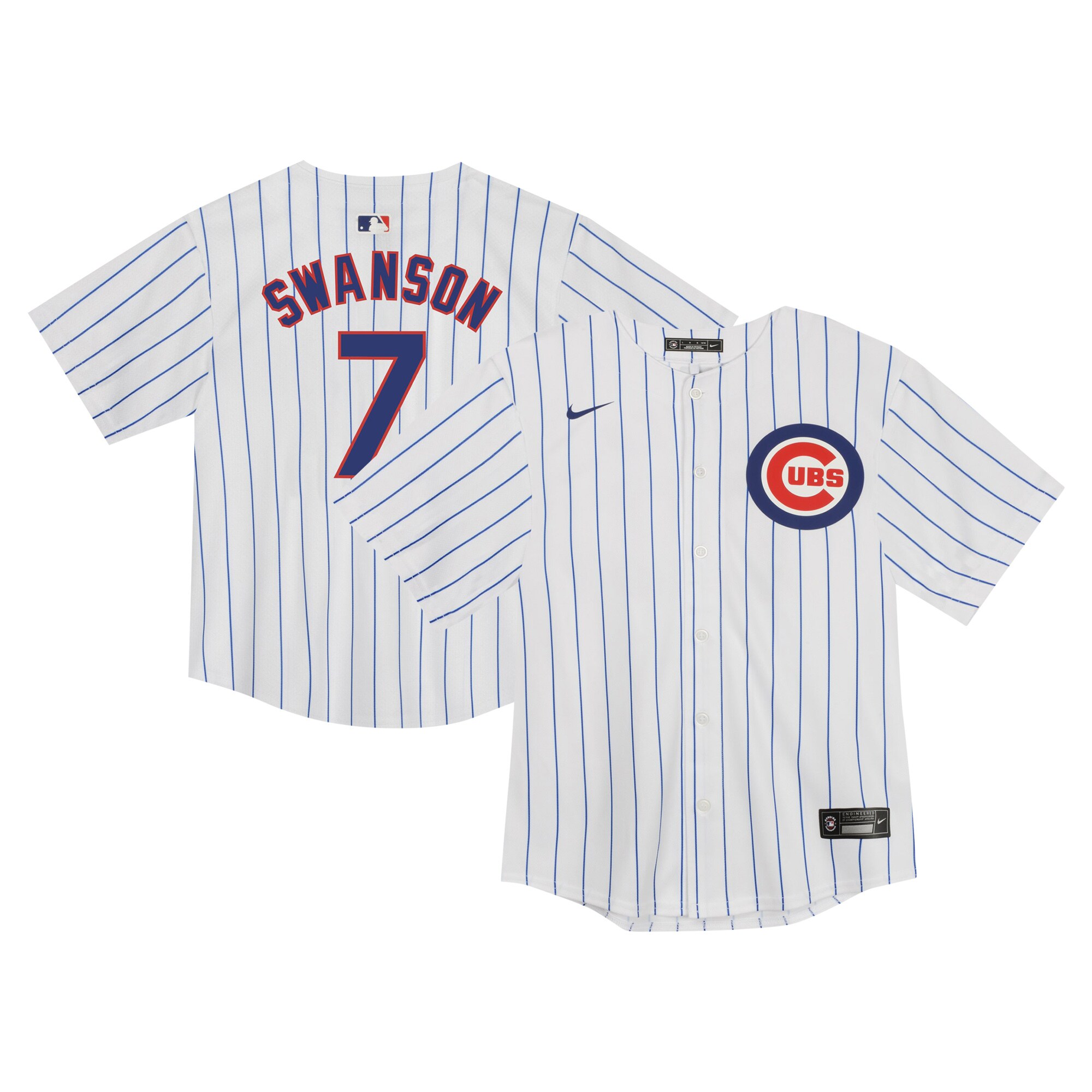Dansby Swanson Chicago Cubs Toddler Game Jersey - White cheap jerseys for sale - CheapJerseys.Shop