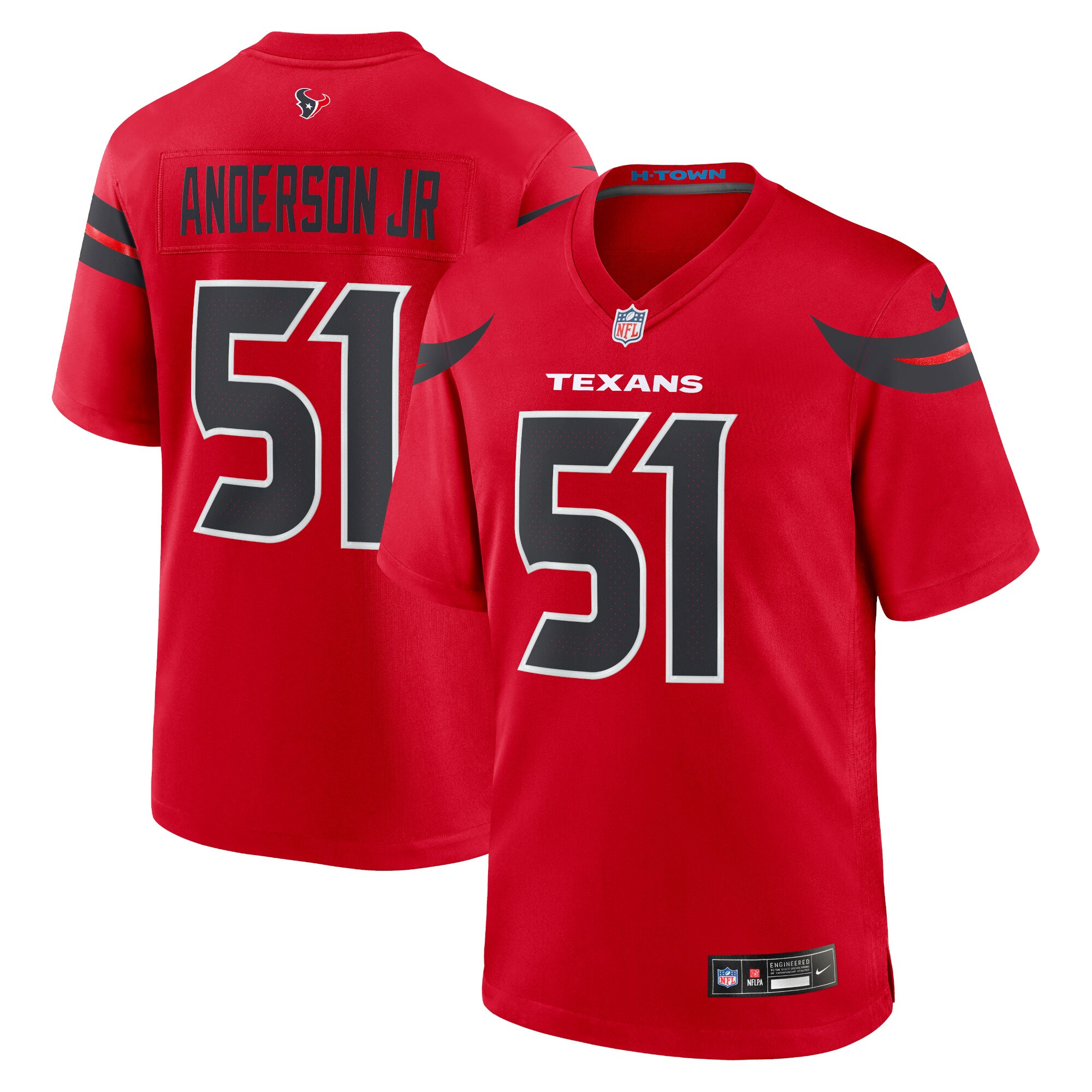 Will Anderson Jr. Houston Texans Alternate Game Jersey - Red cheap jerseys for sale - CheapJerseys.Shop