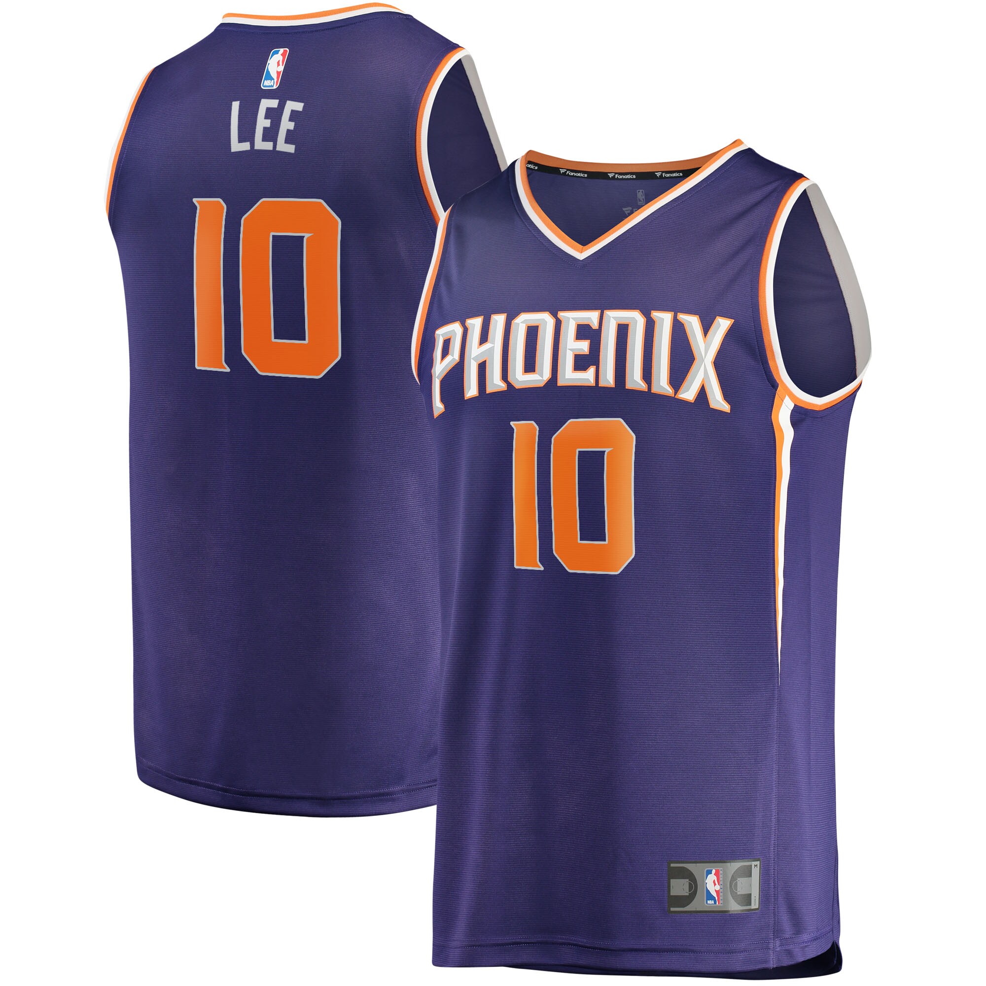Damion Lee Phoenix Suns Fanatics Fast Break Replica Jersey - Icon Edition - Purple cheap jerseys for sale - CheapJerseys.Shop