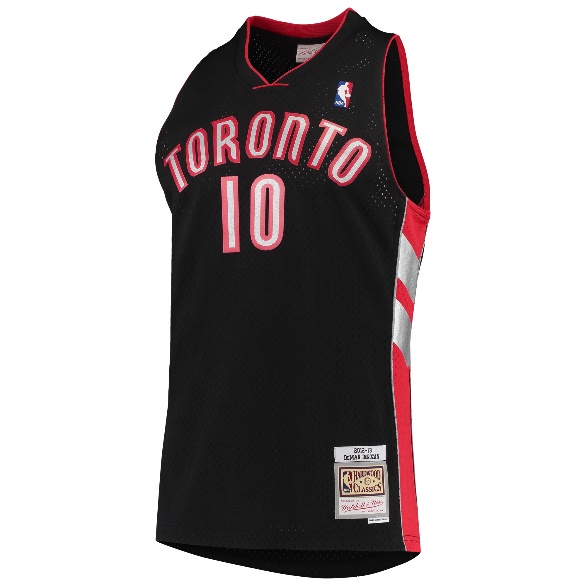 DeMar DeRozan Toronto Raptors Mitchell & Ness 2001\/02 Hardwood Classics Swingman Jersey - Black cheap jerseys for sale - CheapJerseys.Shop