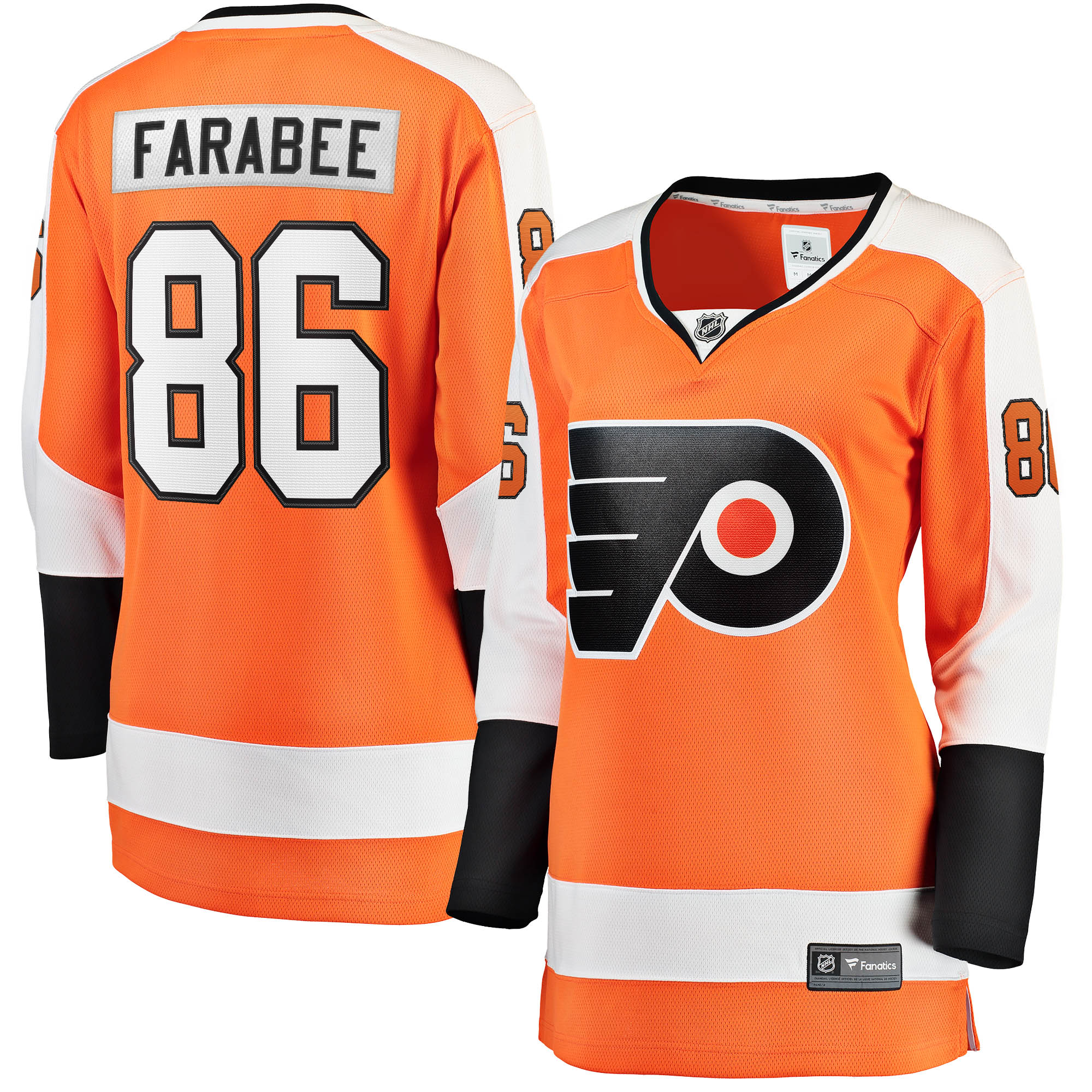 Joel Farabee Philadelphia Flyers Fanatics Women's Home Breakaway Player Jersey - Orange cheap jerseys for sale - CheapJerseys.Shop