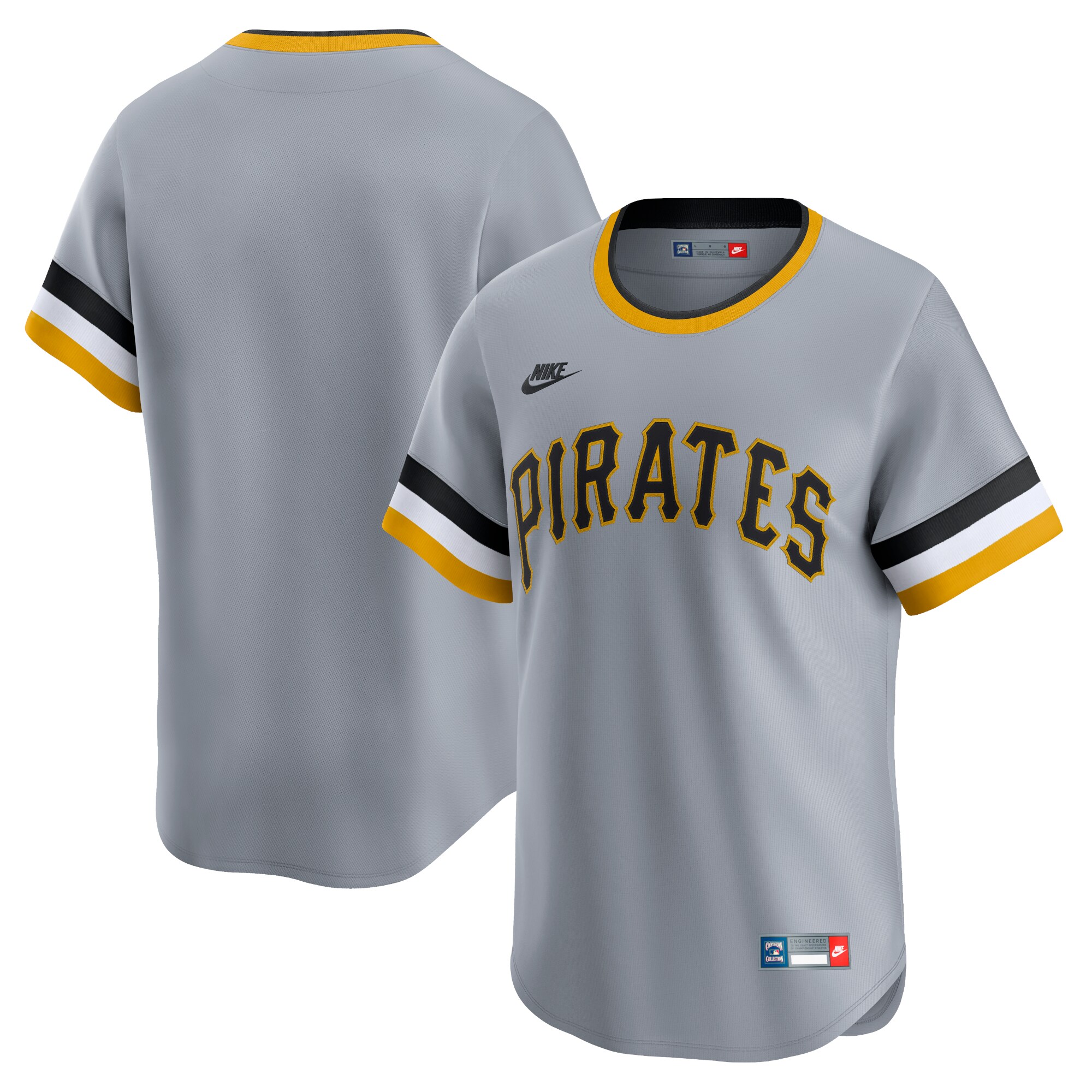 Pittsburgh Pirates Cooperstown Collection Limited Jersey - Gray cheap jerseys for sale - CheapJerseys.Shop