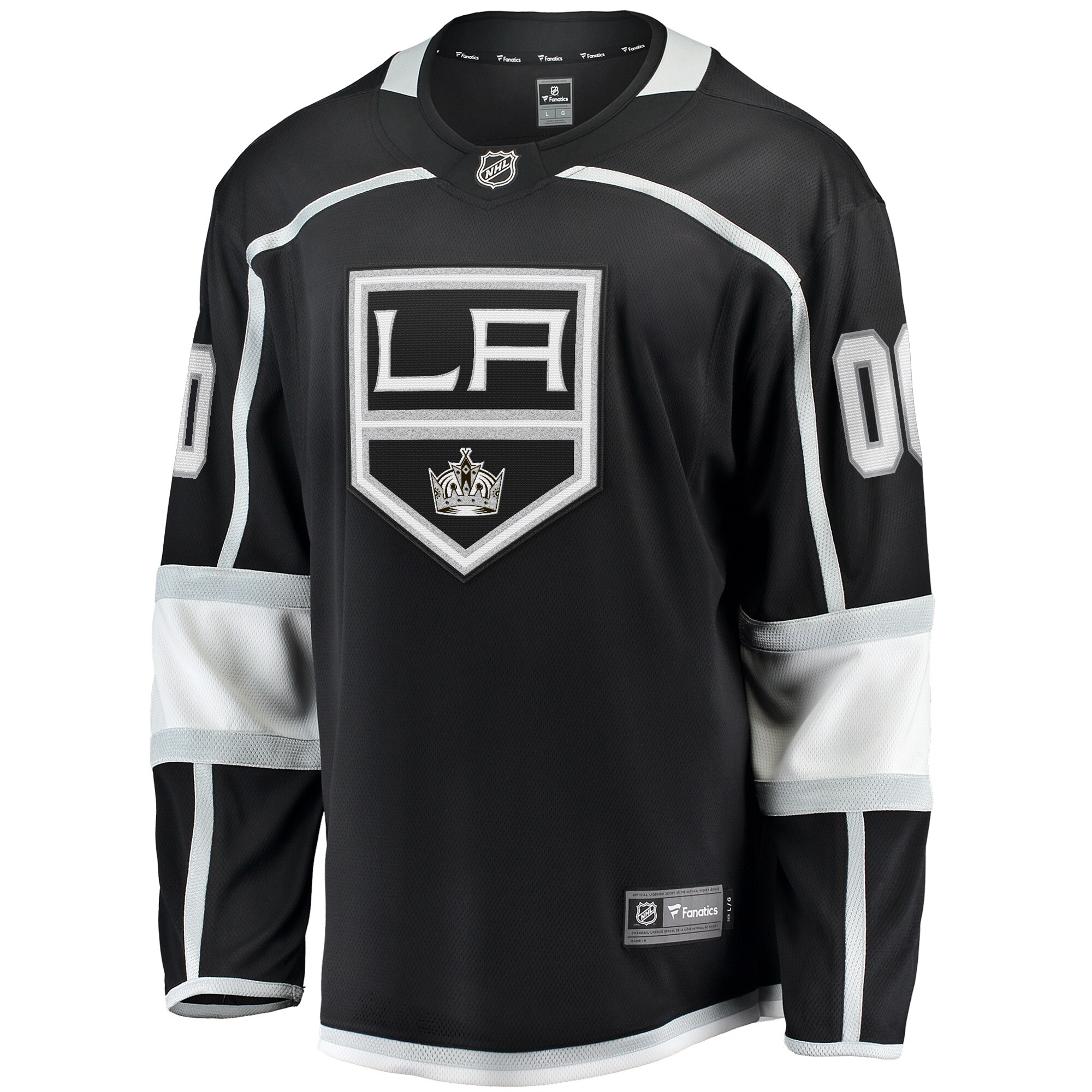 Los Angeles Kings Fanatics Home Breakaway Custom Jersey - Black cheap jerseys for sale - CheapJerseys.Shop