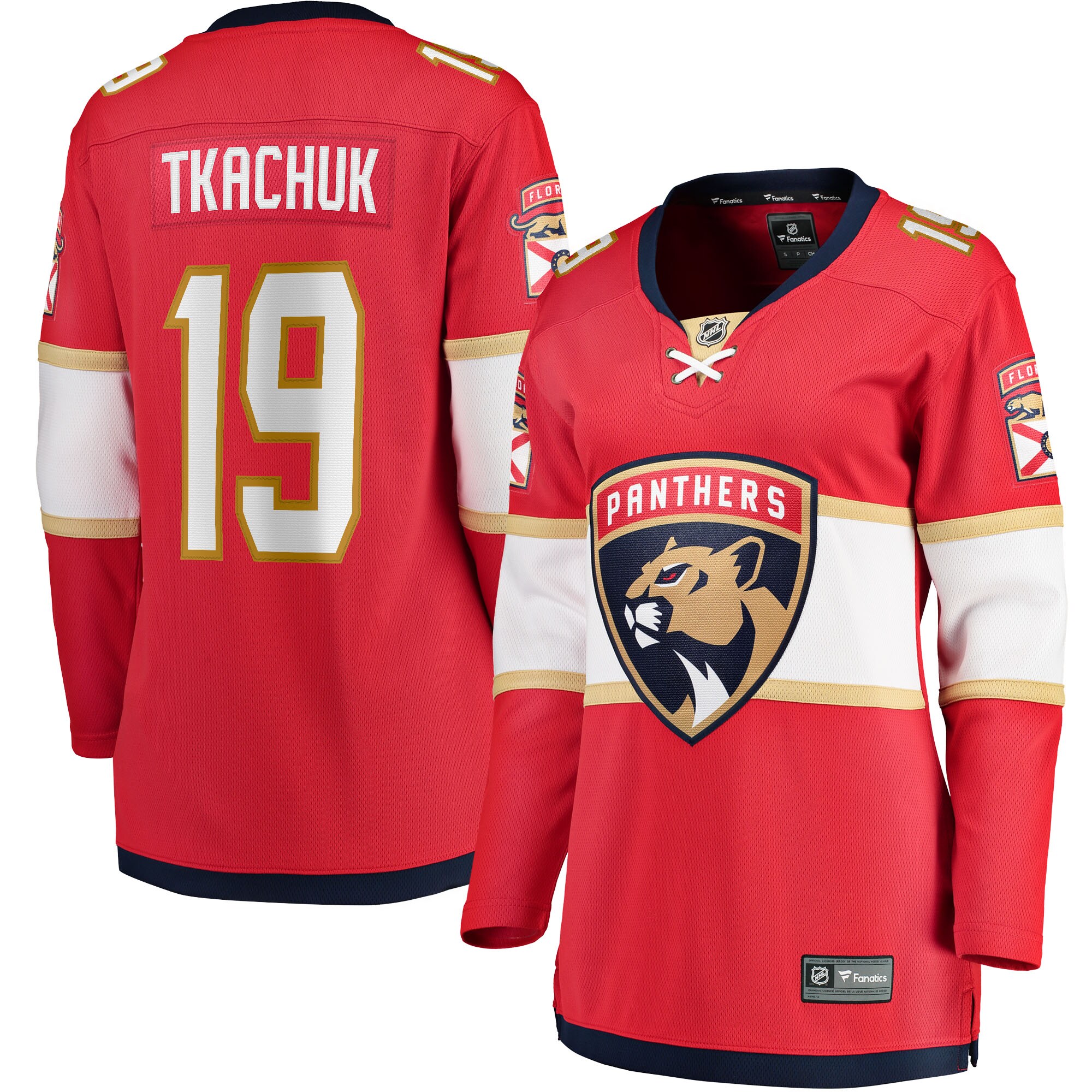 Matthew Tkachuk Florida Panthers Fanatics Women's Home Breakaway Player Jersey - Red cheap jerseys for sale - CheapJerseys.Shop