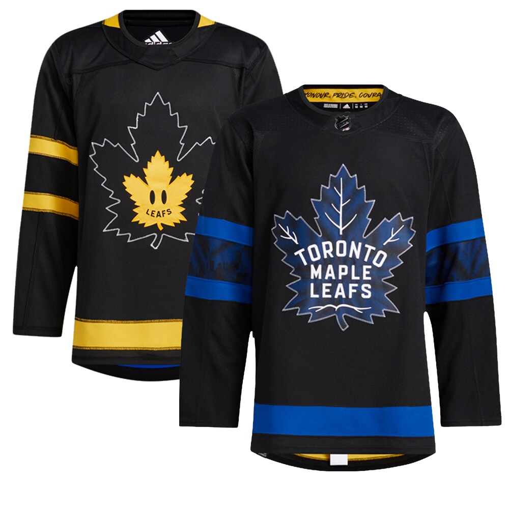 Authentic Toronto Maple Leafs x drew house Alternate Blank Jersey - Black cheap jerseys for sale - CheapJerseys.Shop