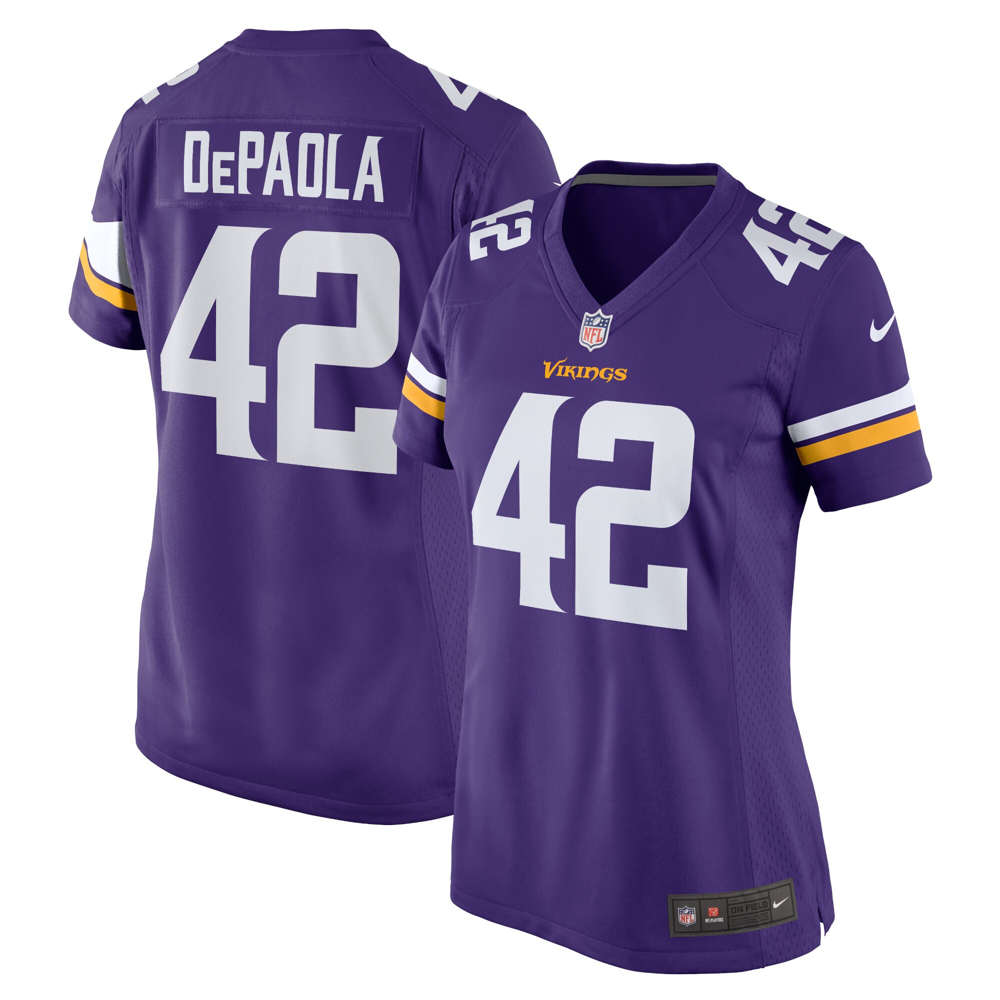 Andrew DePaola Minnesota Vikings Women's Game Jersey - Purple cheap jerseys for sale - CheapJerseys.Shop