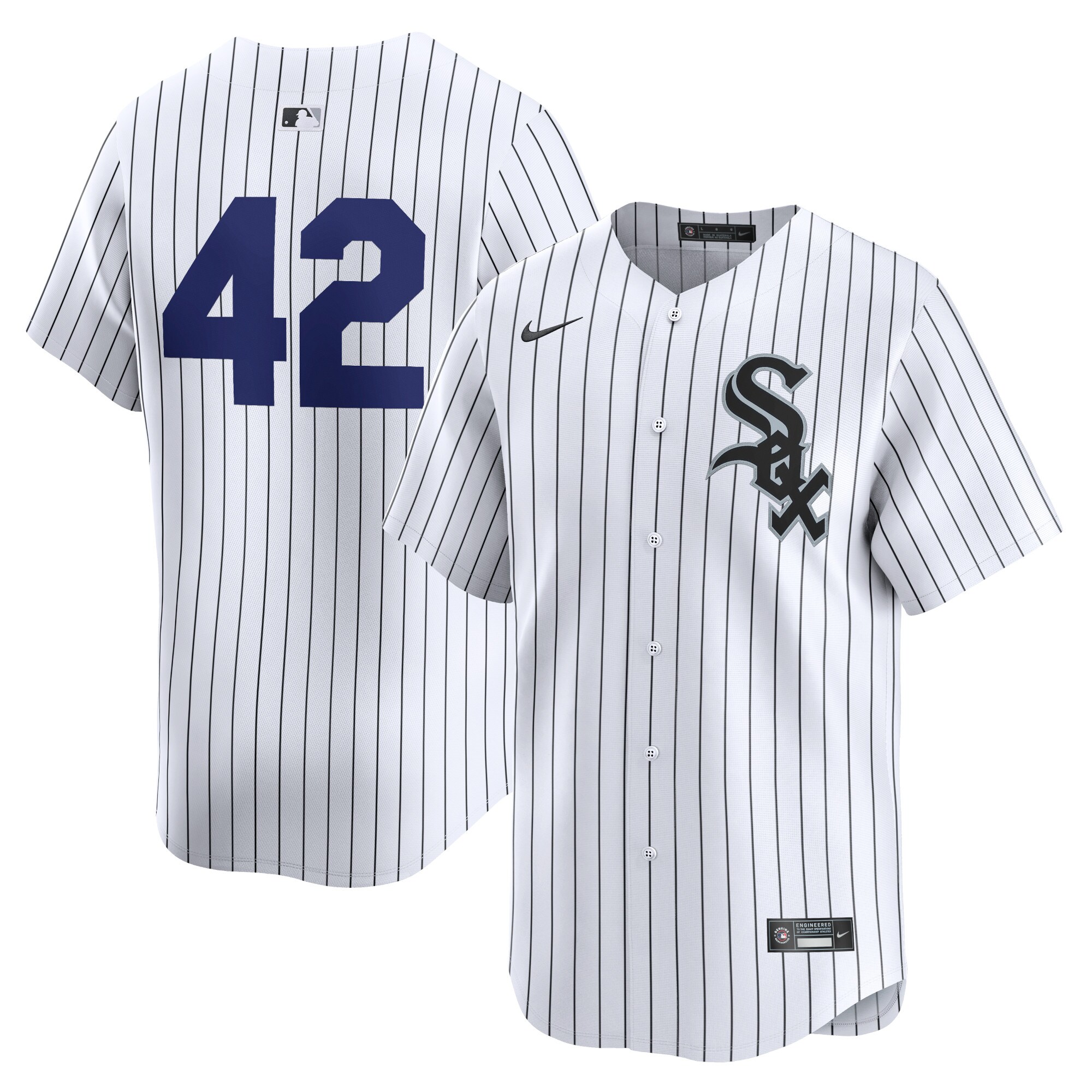 Chicago White Sox 2024 Jackie Robinson Day Home Limited Jersey\u00c2\u00a0\u00e2\u20ac\u201c White cheap jerseys for sale - CheapJerseys.Shop