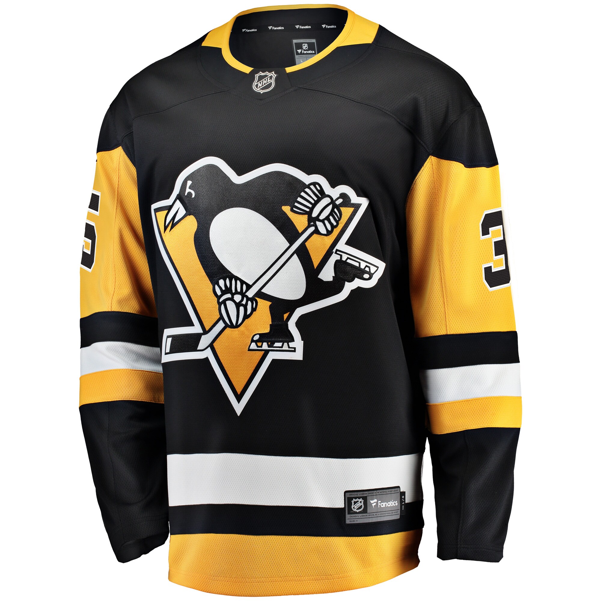 Tristan Jarry Pittsburgh Penguins Fanatics Home Breakaway Player Jersey - Black cheap jerseys for sale - CheapJerseys.Shop