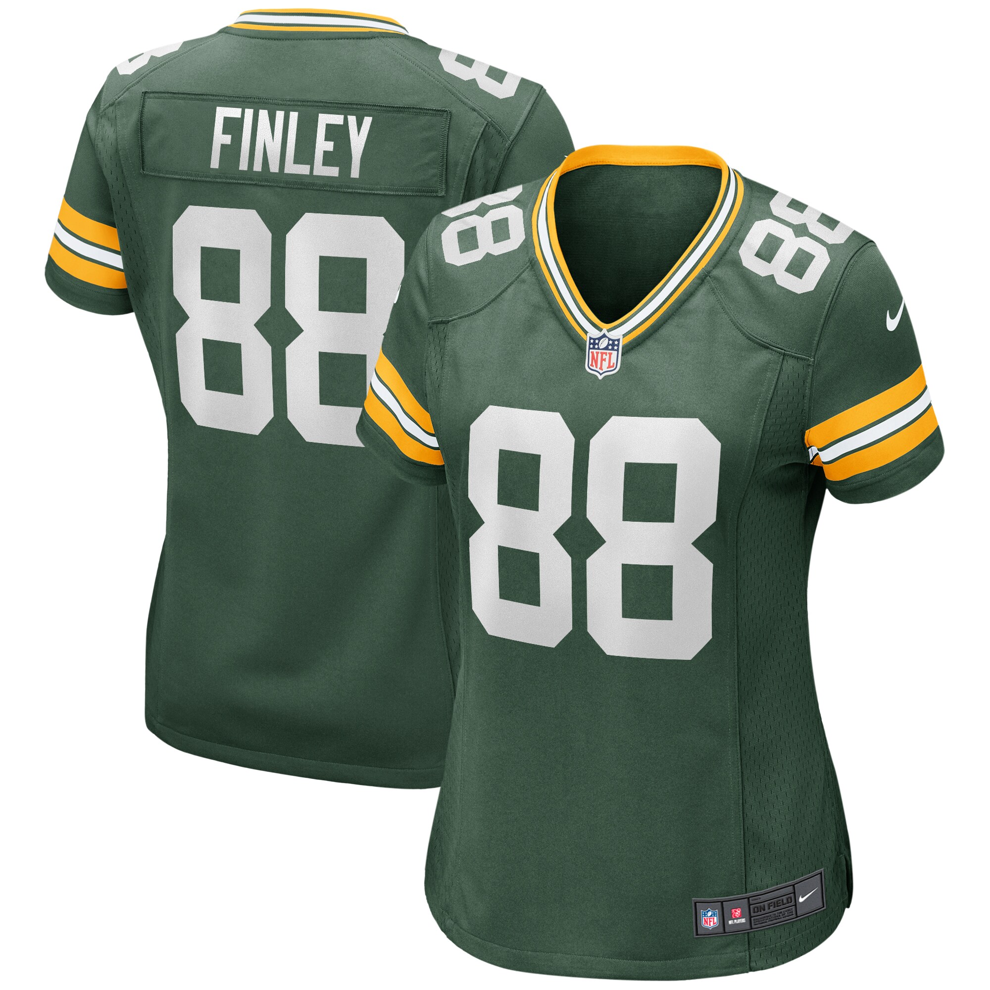 Jermichael Finley Green Bay Packers Women's Game Retired Player Jersey - Green cheap jerseys for sale - CheapJerseys.Shop
