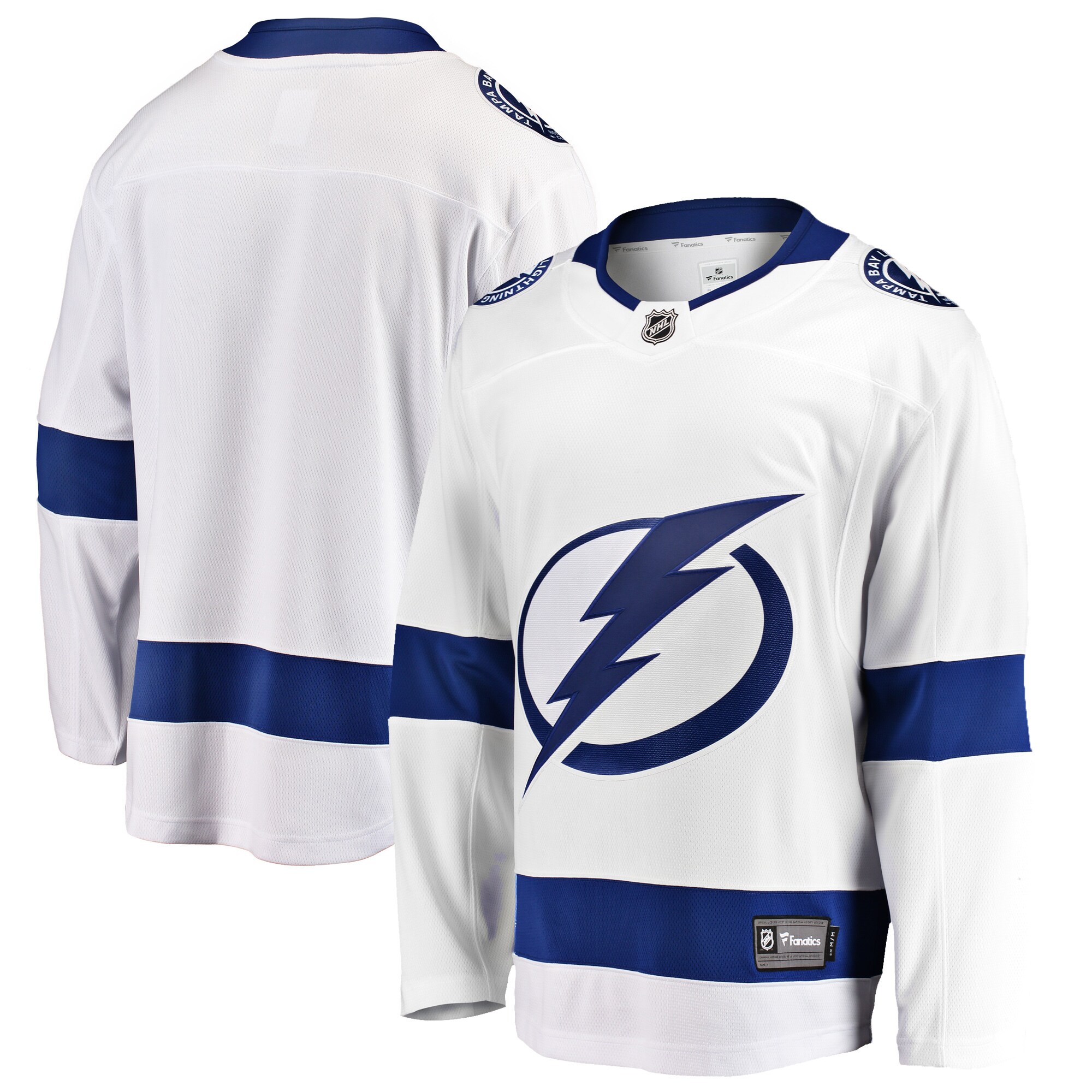 Tampa Bay Lightning Fanatics Breakaway Away Jersey - White cheap jerseys for sale - CheapJerseys.Shop