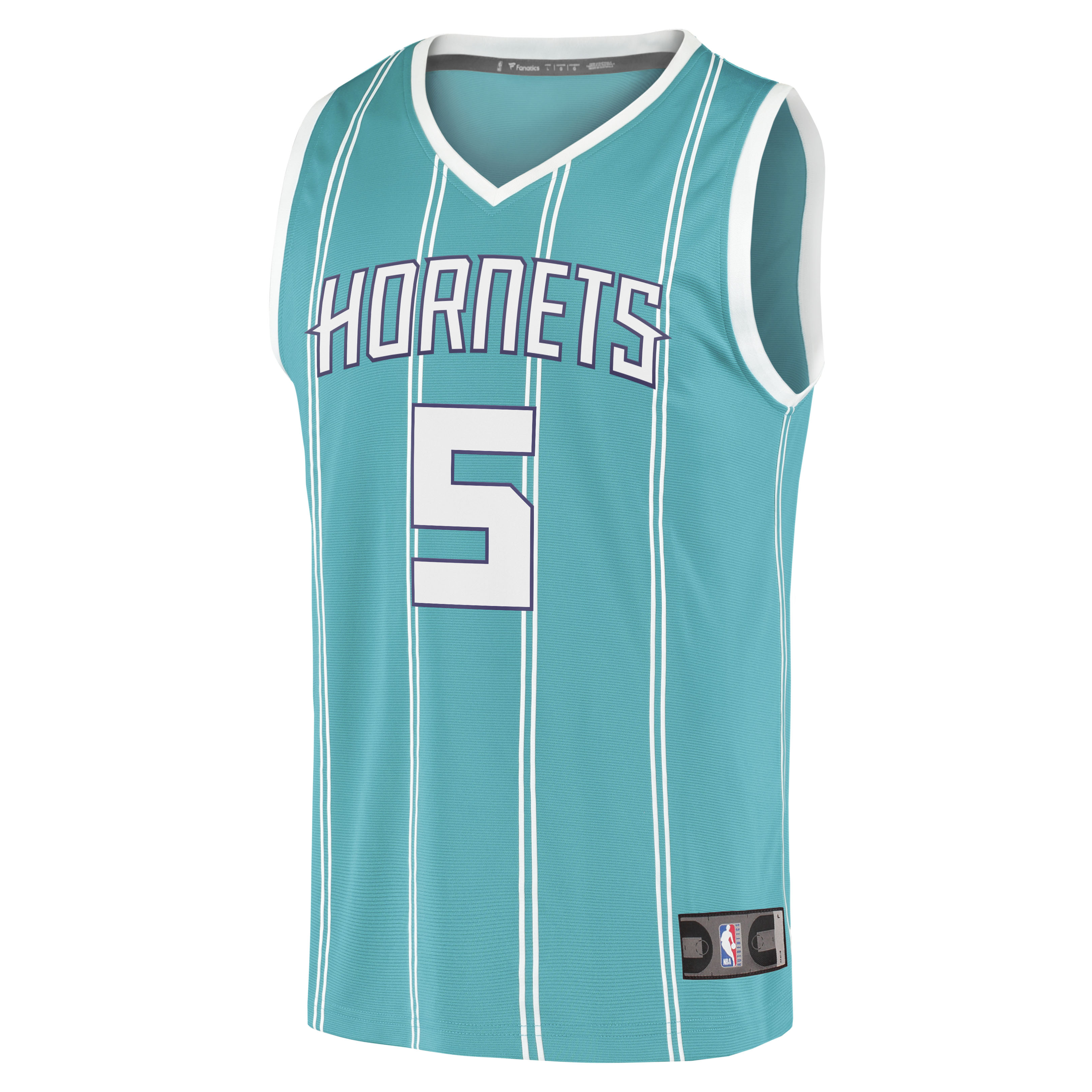 Mark Williams Charlotte Hornets Fanatics Fast Break Replica Player Jersey - Icon Edition - Teal cheap jerseys for sale - CheapJerseys.Shop