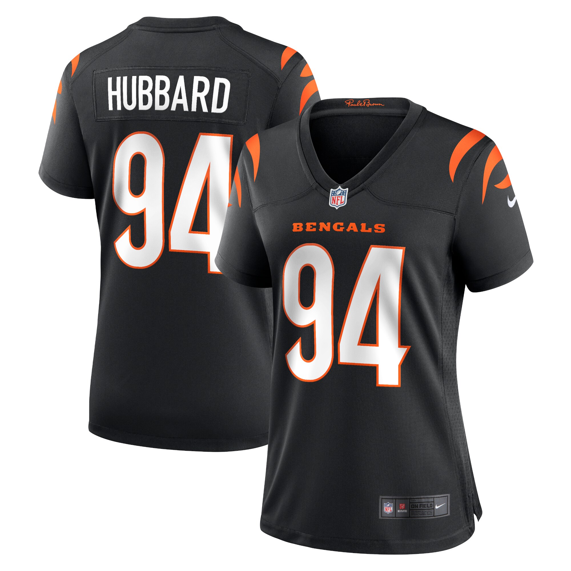 Sam Hubbard Cincinnati Bengals Women's Player Jersey - Black cheap jerseys for sale - CheapJerseys.Shop