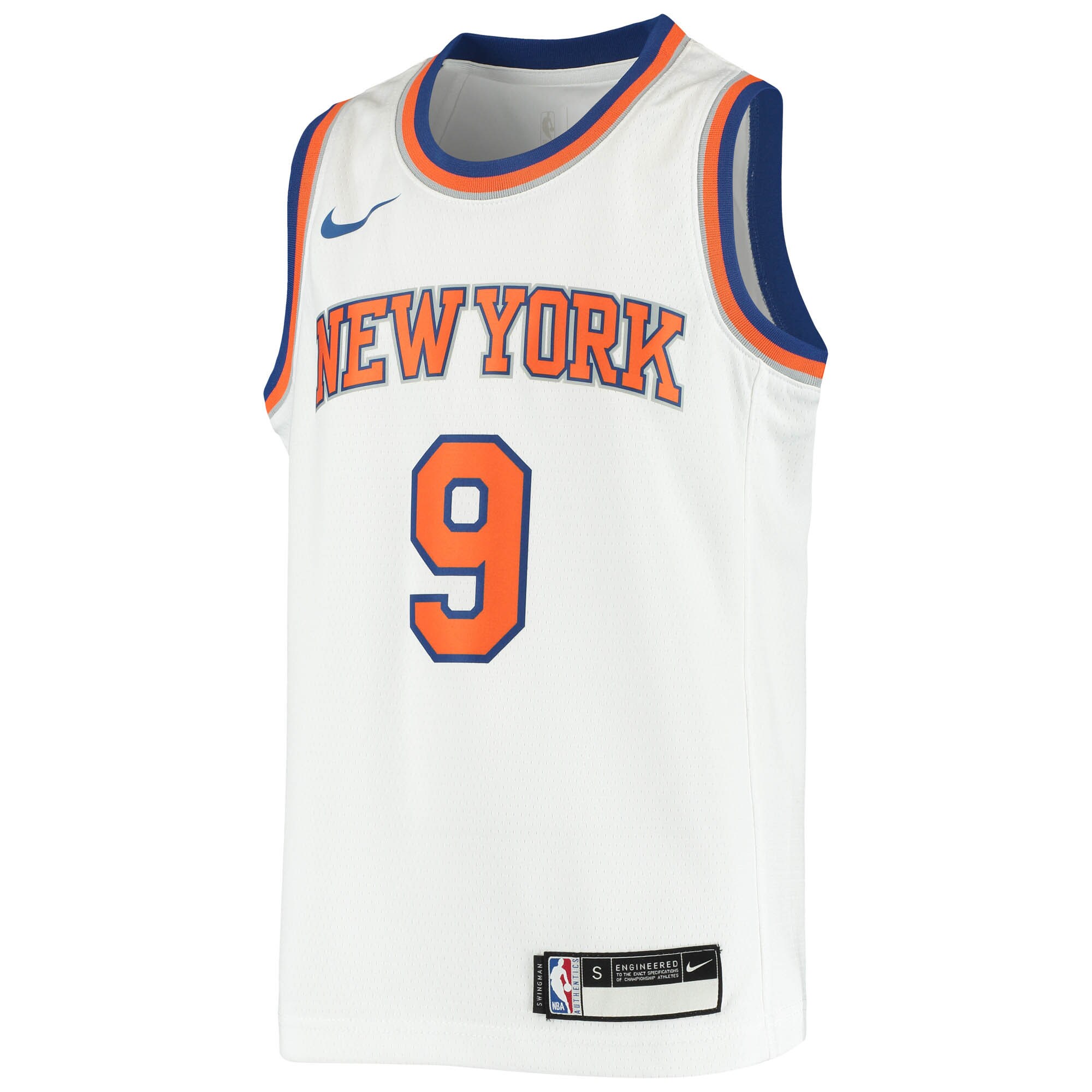 RJ Barrett New York Knicks Youth Swingman Jersey - Association Edition - White cheap jerseys for sale - CheapJerseys.Shop