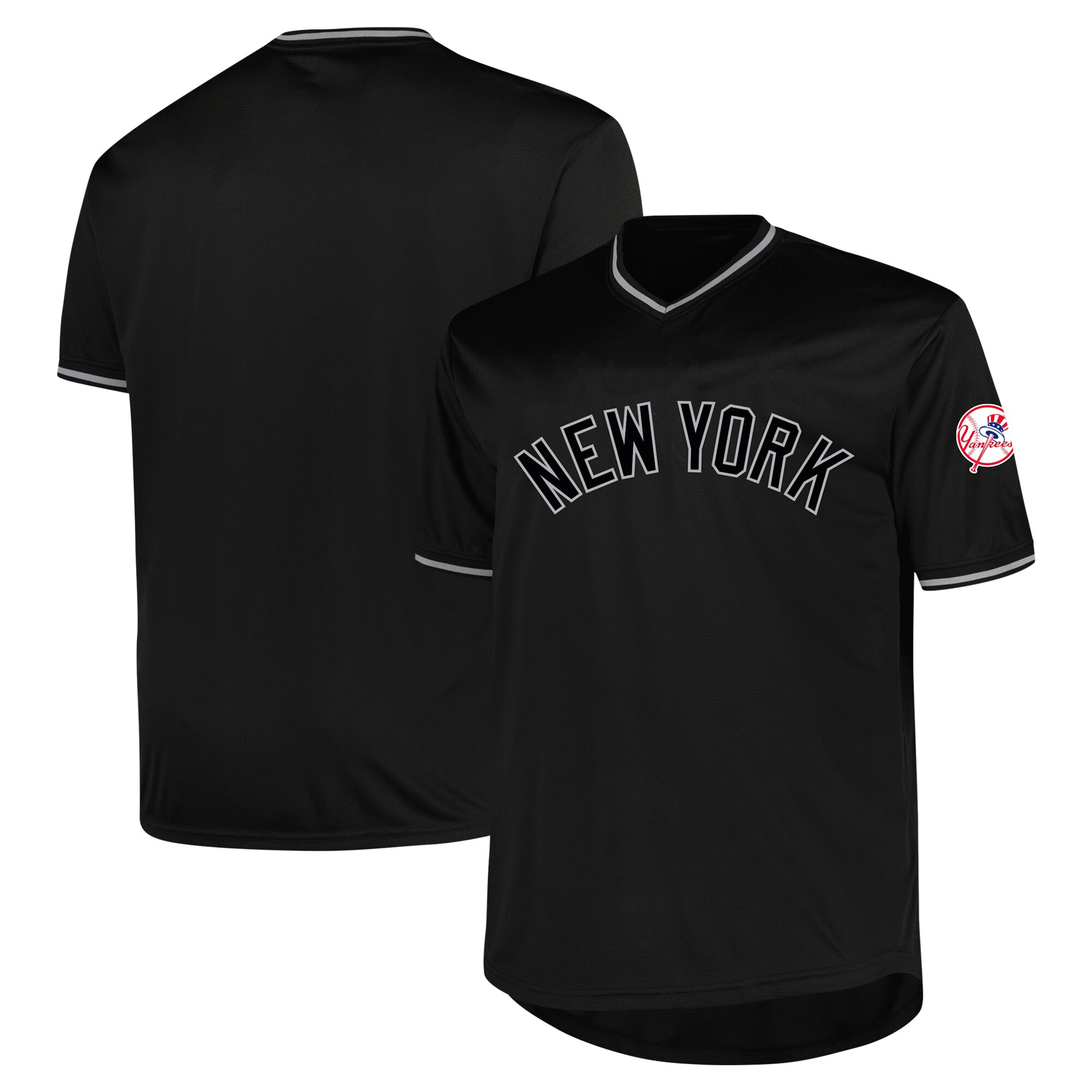 New York Yankees Profile Big & Tall Pop Fashion Jersey - Black cheap jerseys for sale - CheapJerseys.Shop