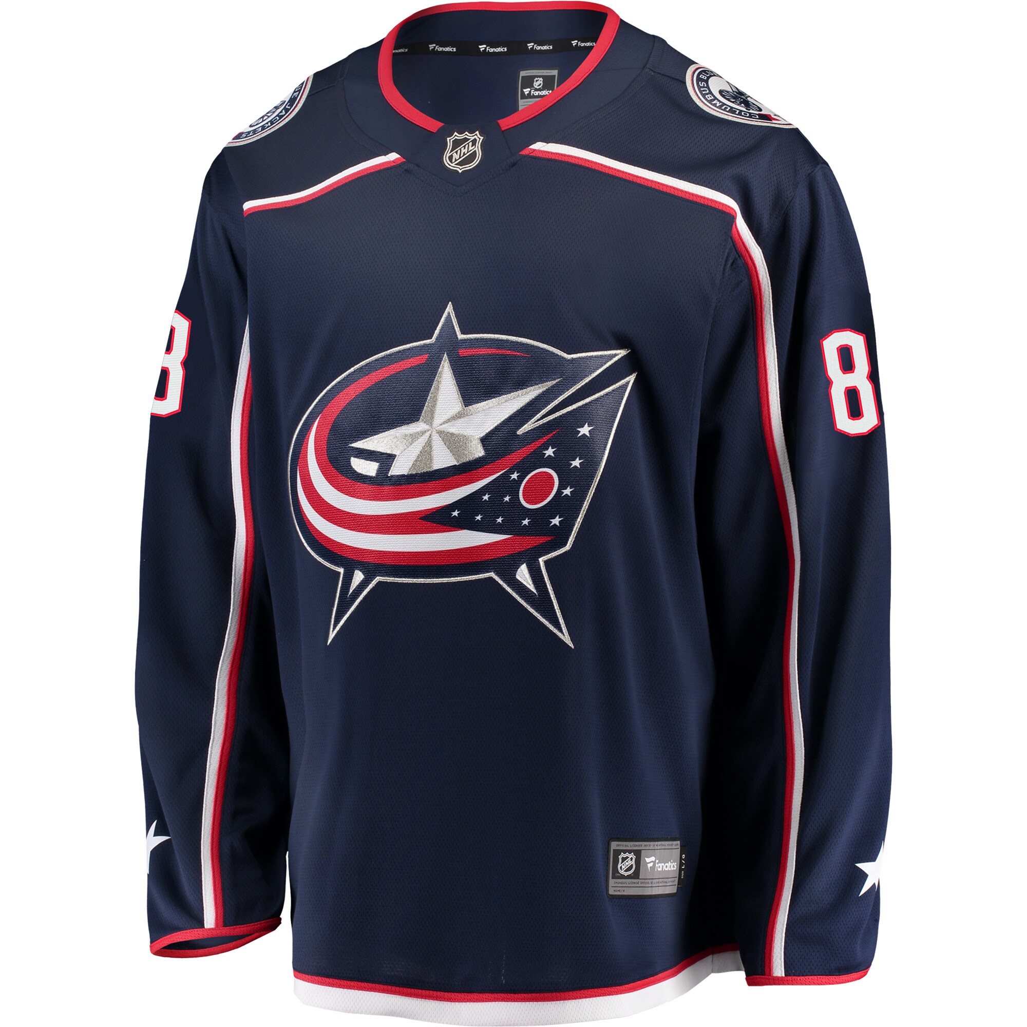 Zach Werenski Columbus Blue Jackets Fanatics Breakaway Jersey - Navy cheap jerseys for sale - CheapJerseys.Shop