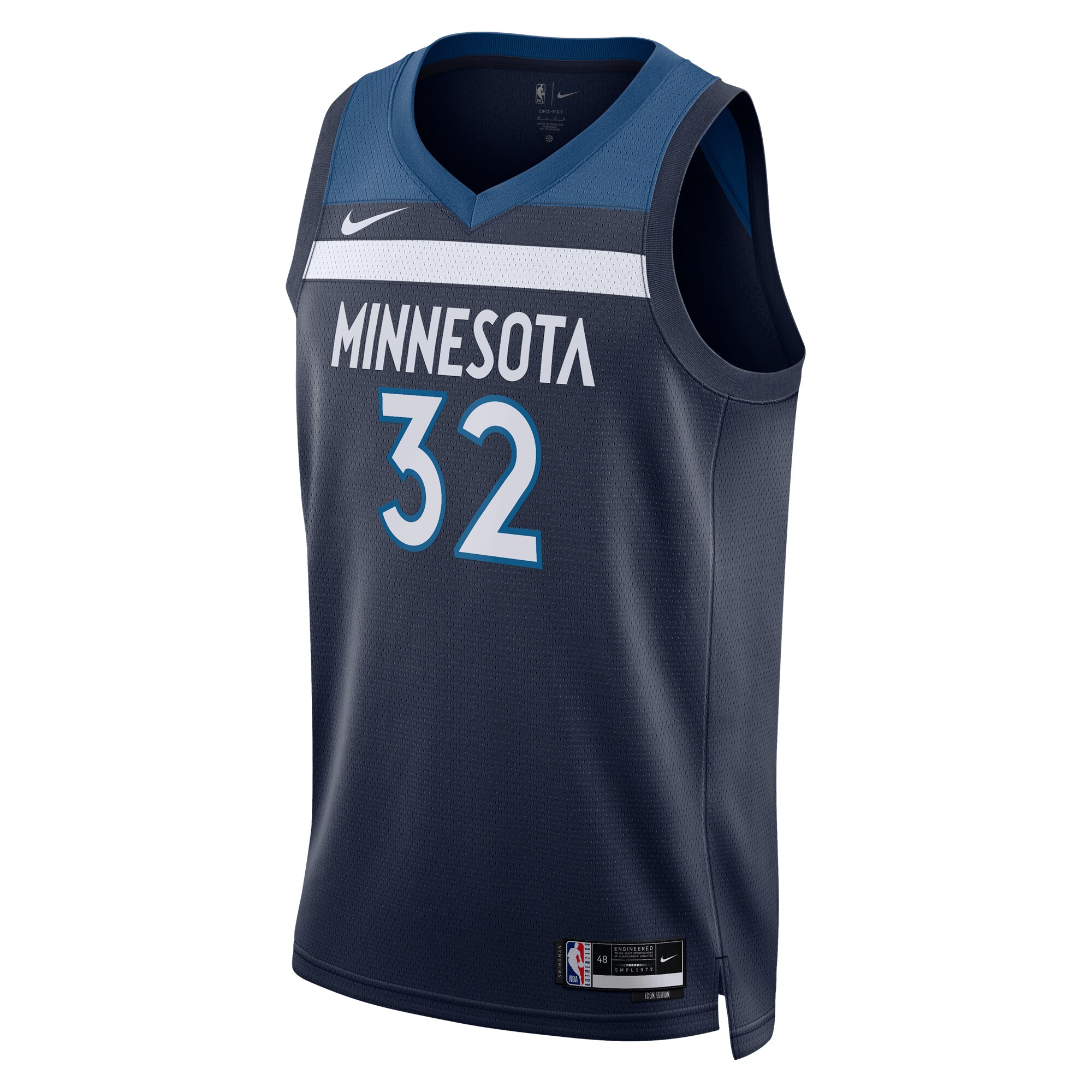 Karl-Anthony Towns Minnesota Timberwolves Unisex Swingman Jersey - Icon Edition - Navy cheap jerseys for sale - CheapJerseys.Shop
