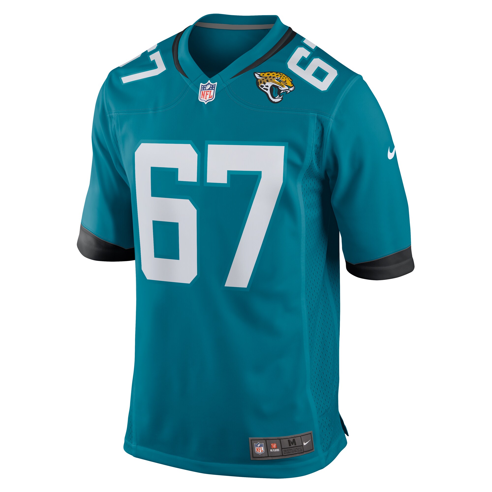 Chandler Brewer Jacksonville Jaguars Game Jersey - Teal cheap jerseys for sale - CheapJerseys.Shop