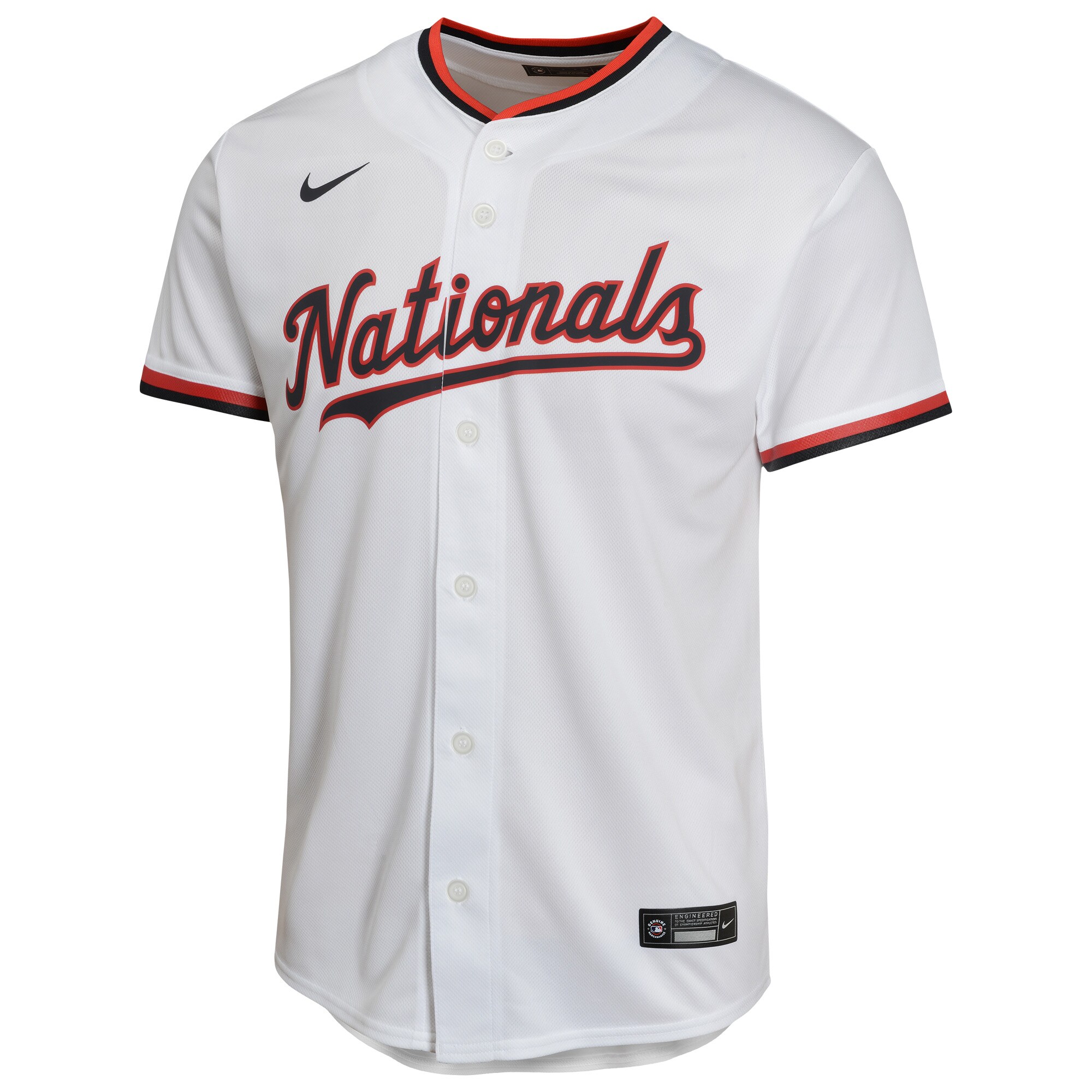CJ Abrams Washington Nationals Youth Home Game Player Jersey - White cheap jerseys for sale - CheapJerseys.Shop