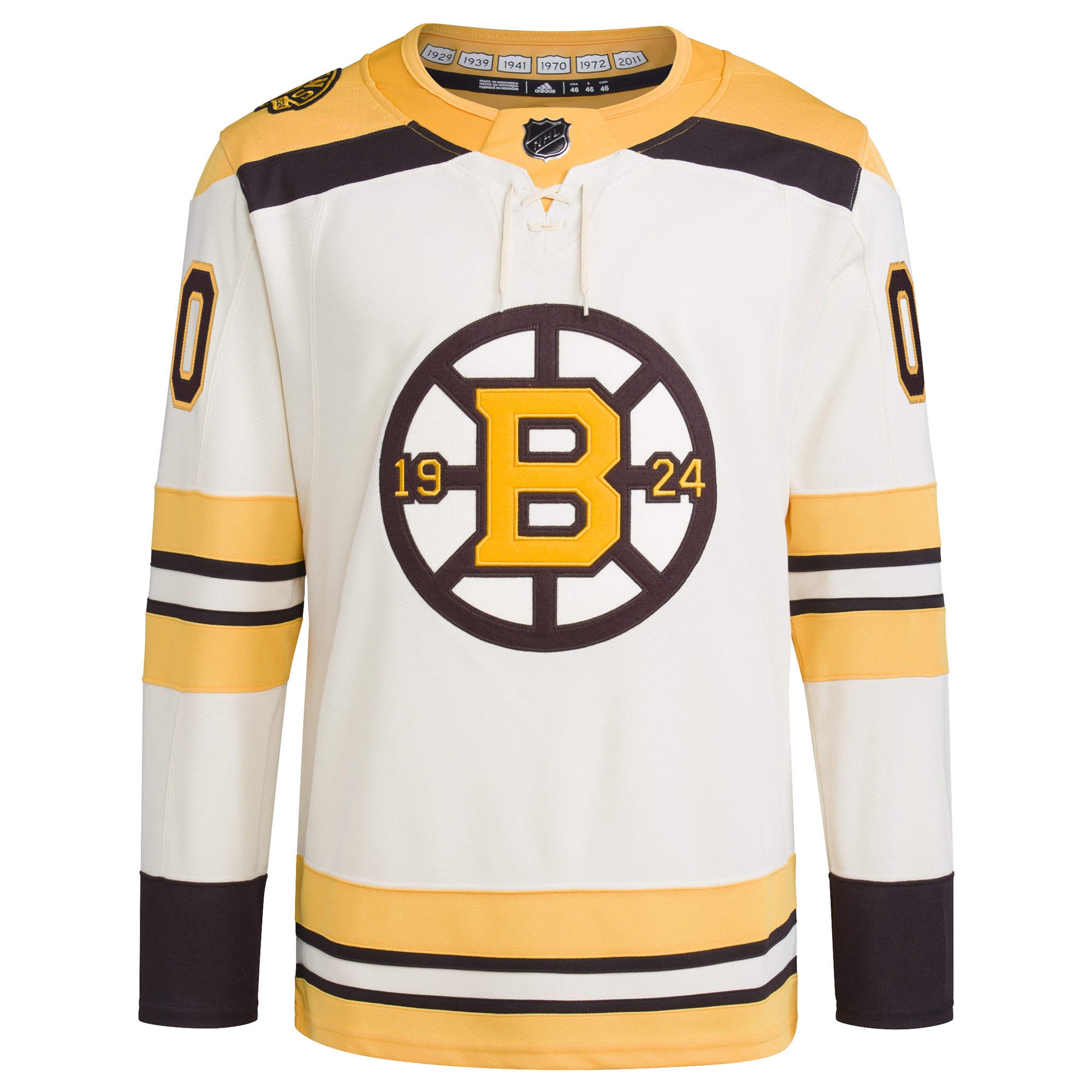 Boston Bruins 100th Anniversary Primegreen Authentic Custom Jersey - Cream cheap jerseys for sale - CheapJerseys.Shop