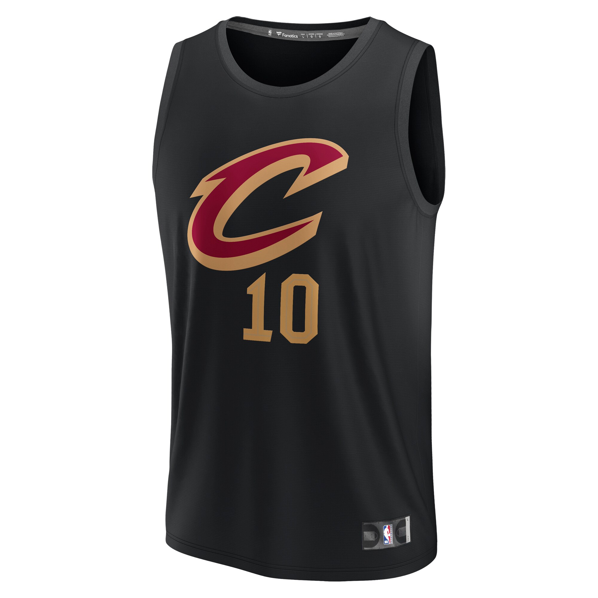 Darius Garland Cleveland Cavaliers Fanatics Fast Break Replica Player Jersey - Statement Edition - Black cheap jerseys for sale - CheapJerseys.Shop