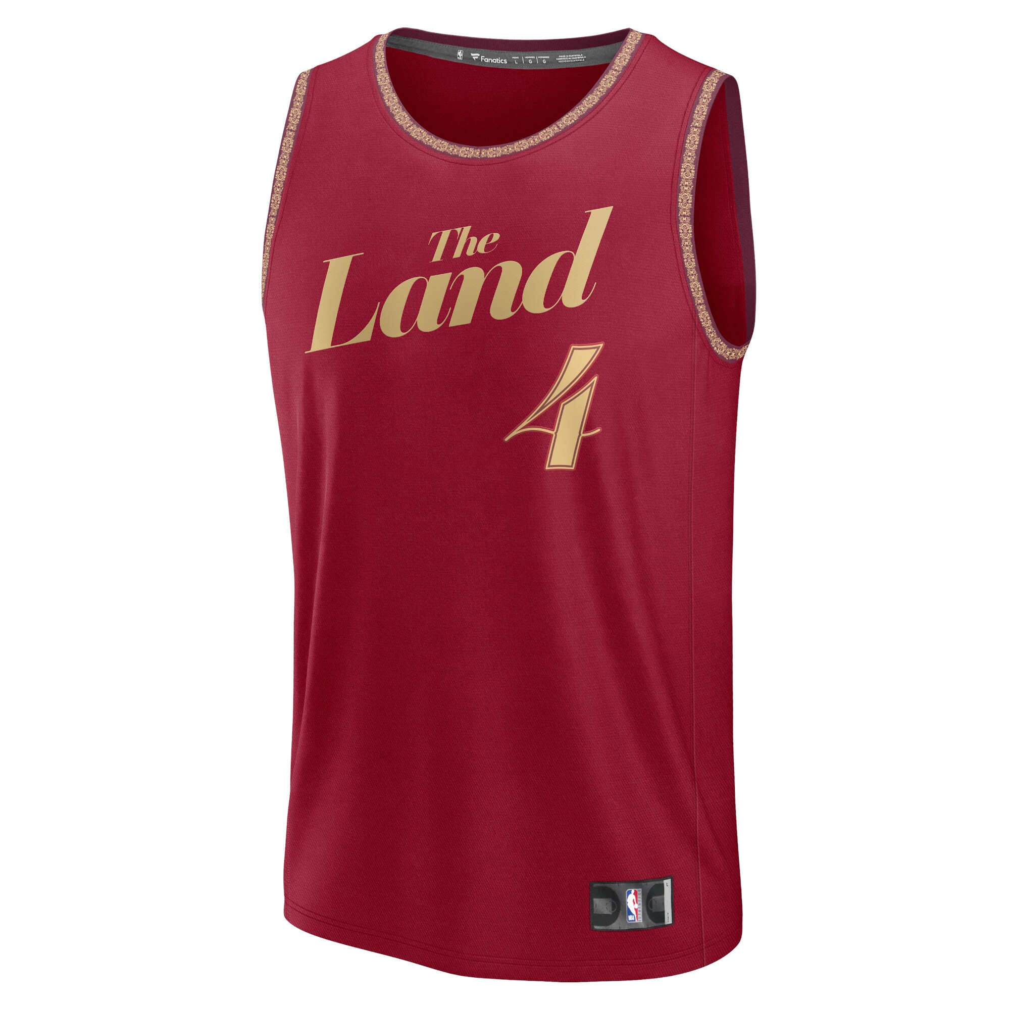 Evan Mobley Cleveland Cavaliers Fanatics Fast Break Jersey - Wine - City Edition cheap jerseys for sale - CheapJerseys.Shop