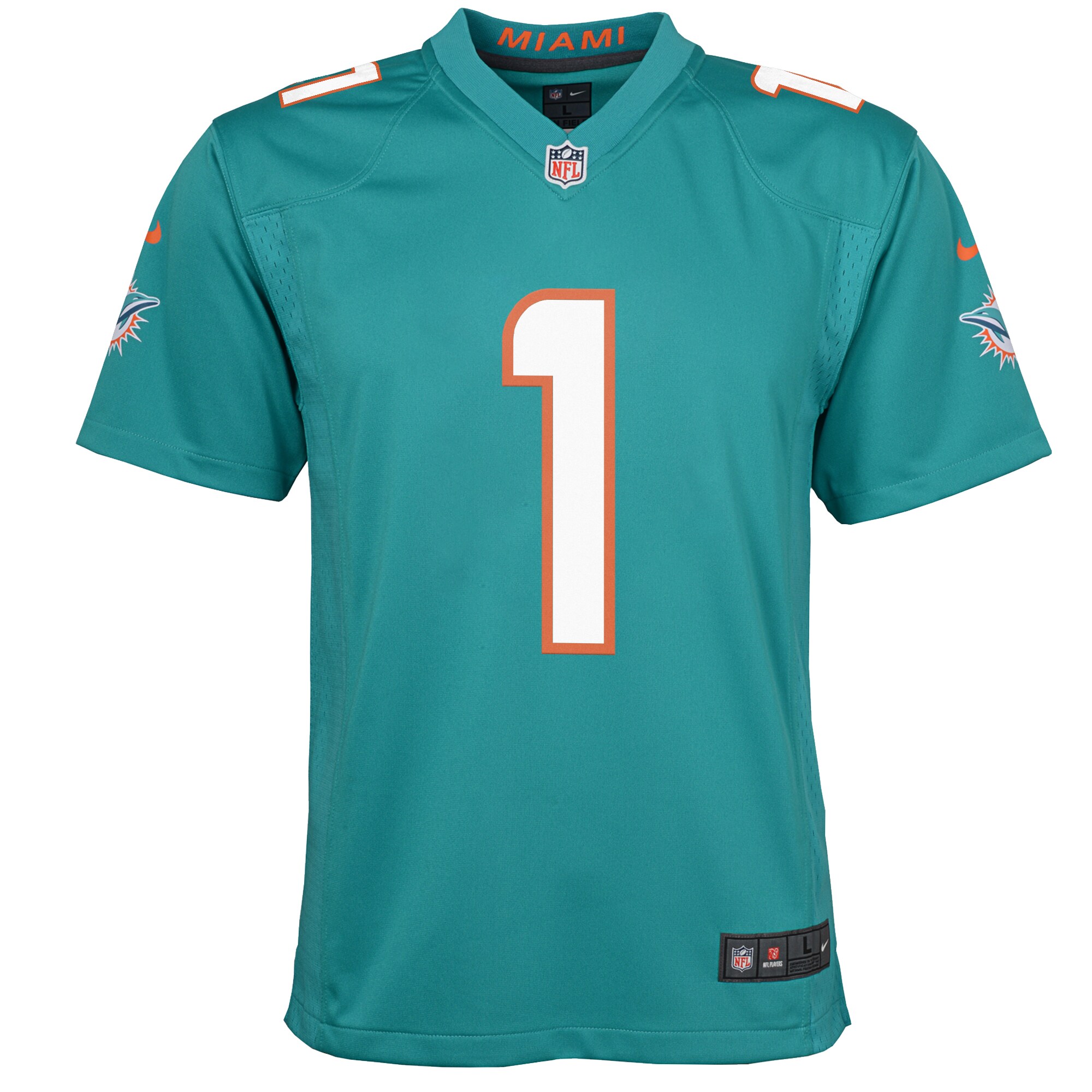 Tua Tagovailoa Miami Dolphins Youth Game Jersey - Aqua cheap jerseys for sale - CheapJerseys.Shop