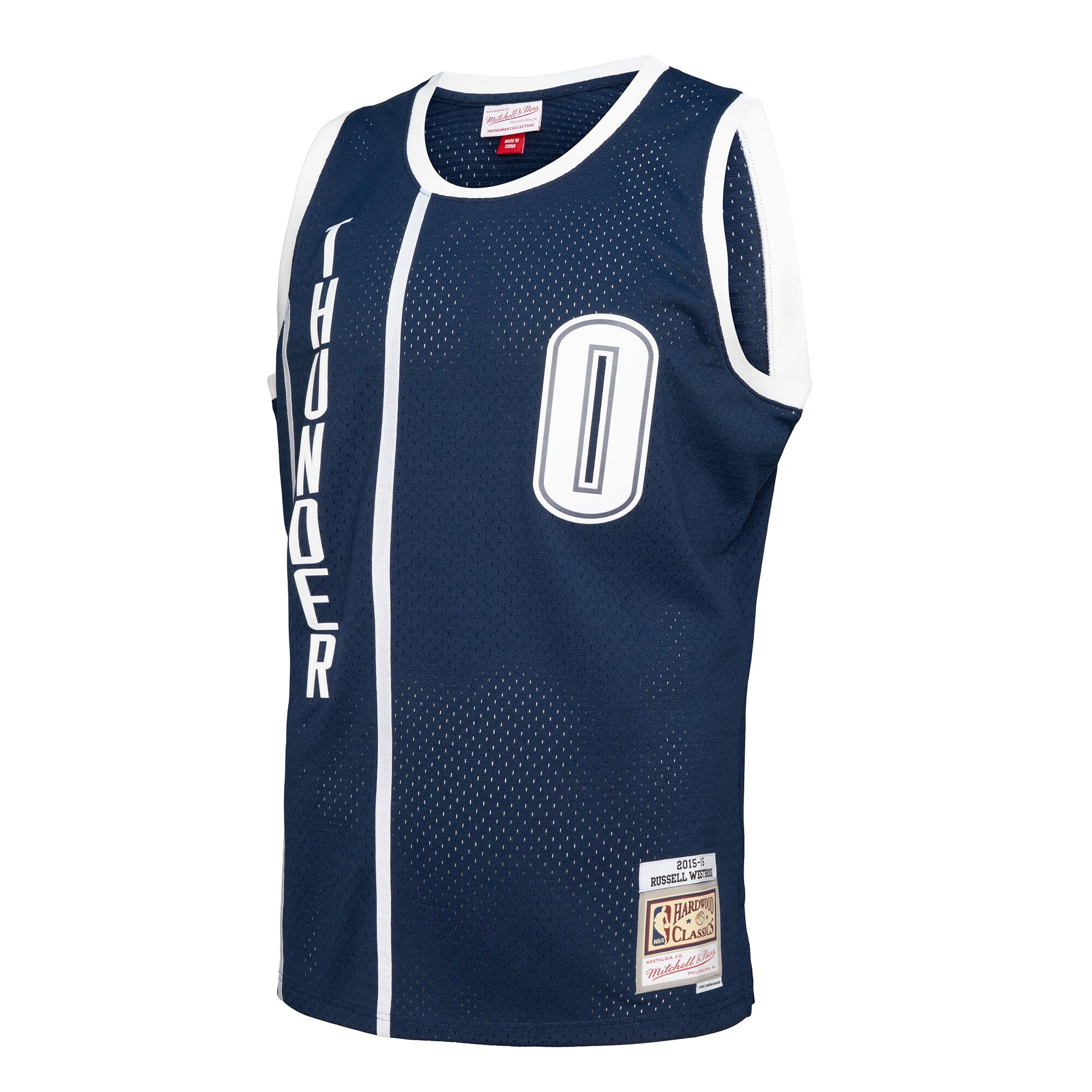 Russell Westbrook Oklahoma City Thunder Mitchell & Ness 2015\/16 Swingman Jersey - Blue cheap jerseys for sale - CheapJerseys.Shop