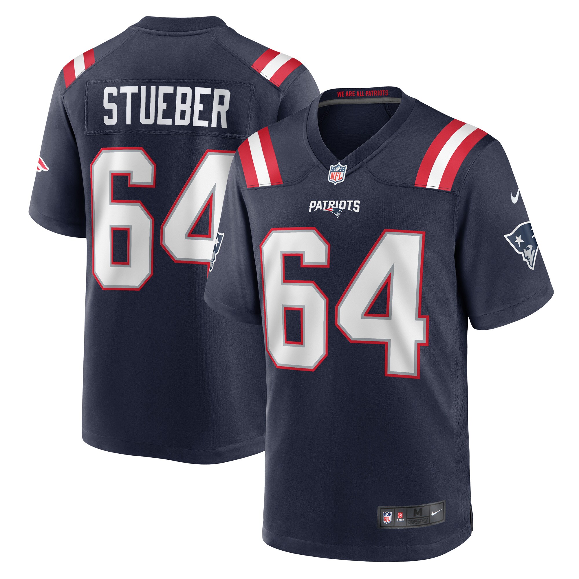 Andrew Stueber New England Patriots Game Player Jersey - Navy cheap jerseys for sale - CheapJerseys.Shop
