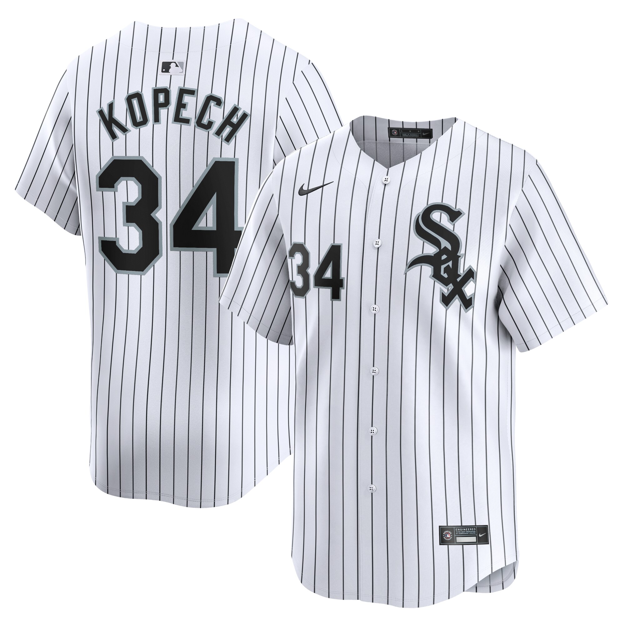 Michael Kopech Chicago White Sox Home Limited Player Jersey - White cheap jerseys for sale - CheapJerseys.Shop