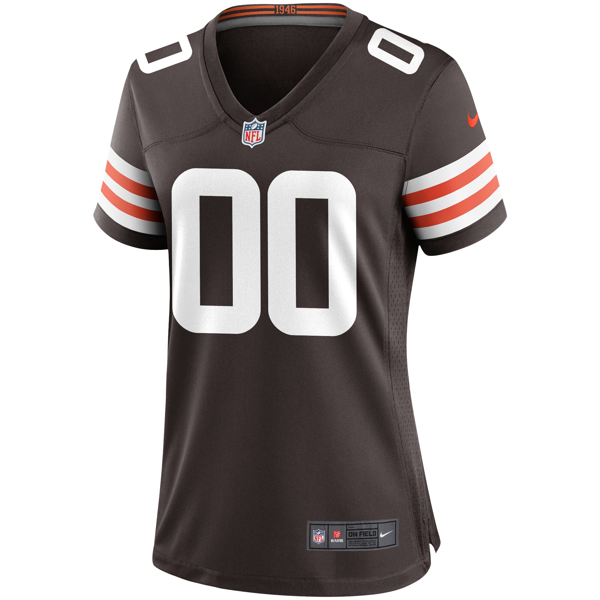 Cleveland Browns Women's Custom Game Jersey - Brown cheap jerseys for sale - CheapJerseys.Shop