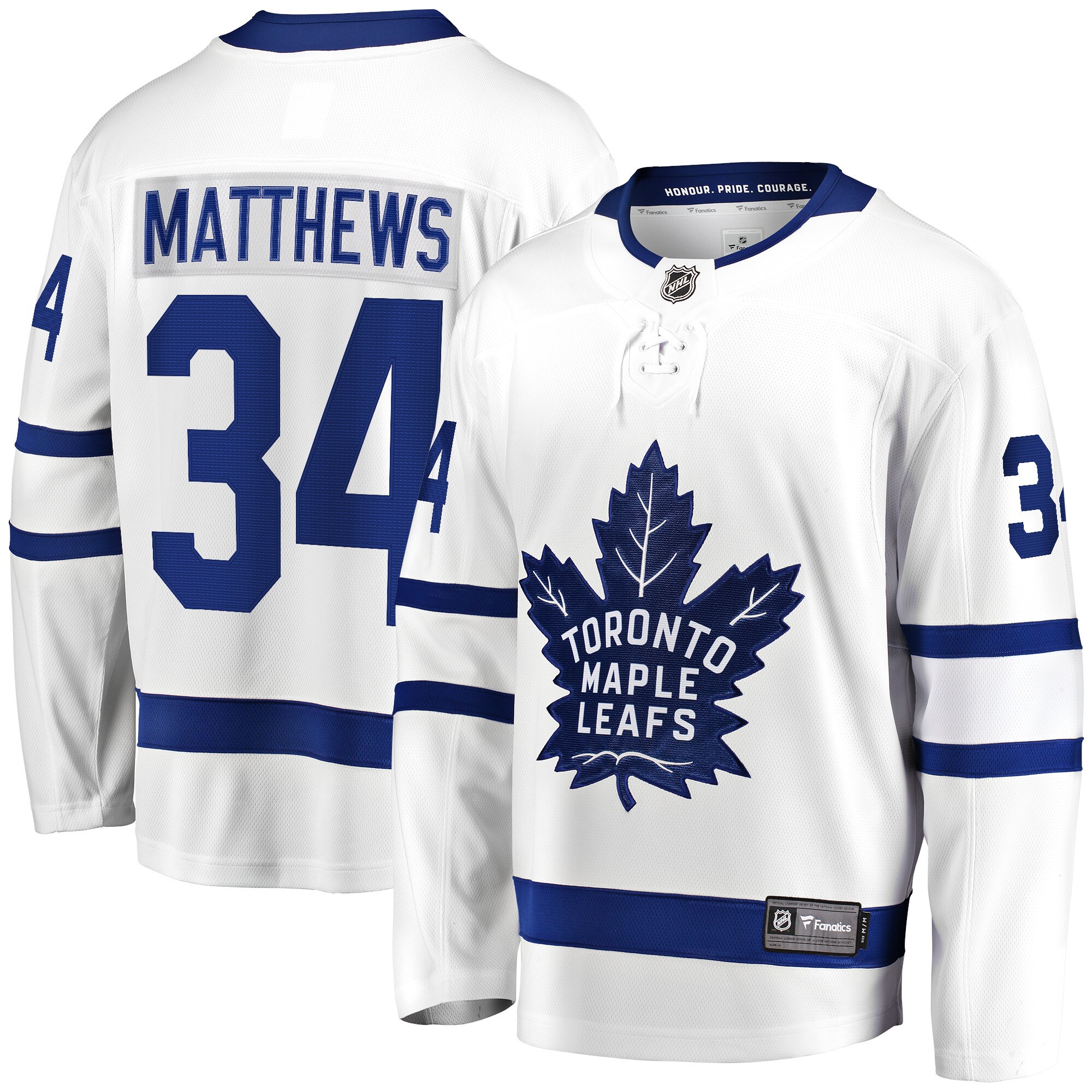 Toronto Maple Leafs Auston Matthews Fanatics Away Premier Breakaway Player Jersey - White cheap jerseys for sale - CheapJerseys.Shop