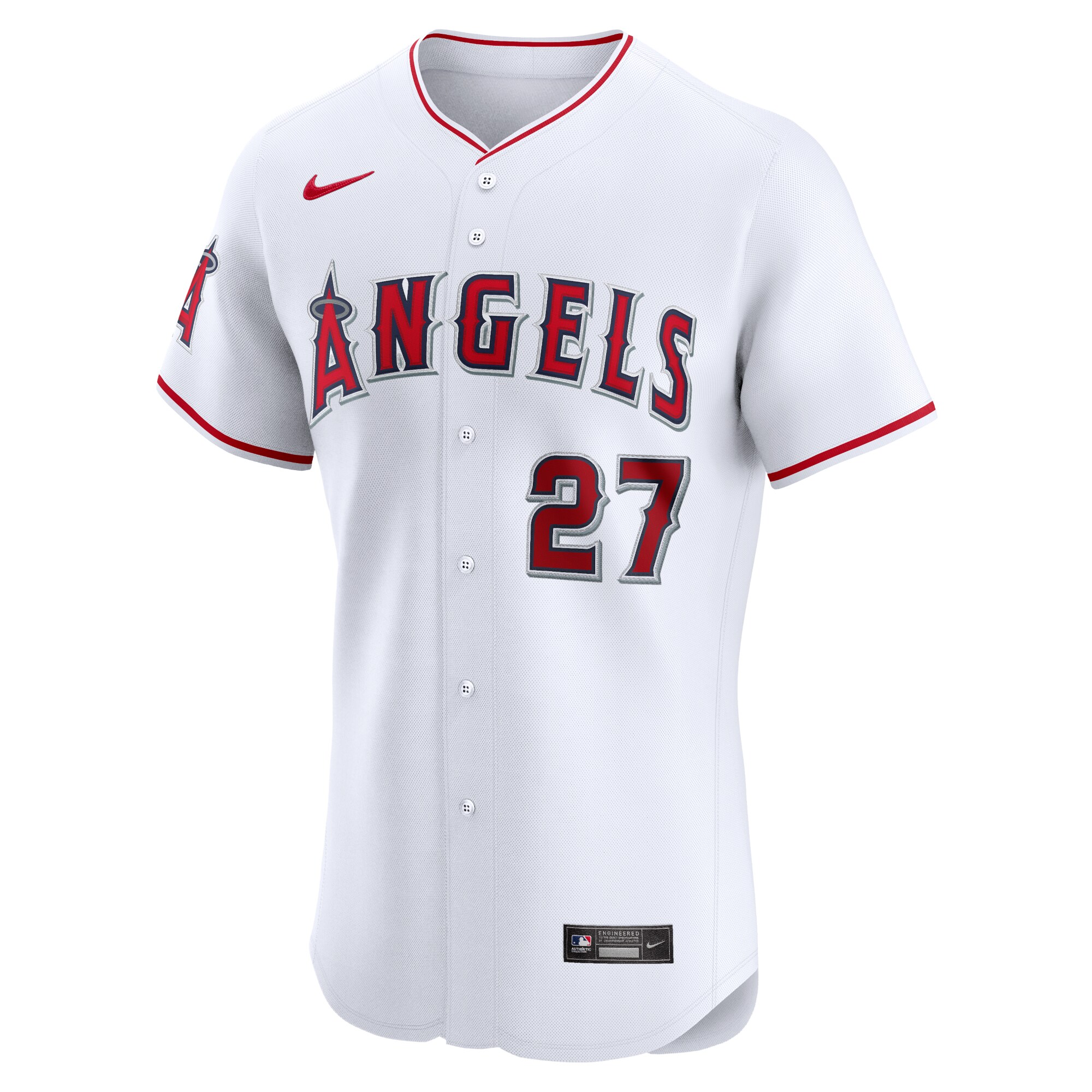 Mike Trout Los Angeles Angels Home Elite Player Jersey - White cheap jerseys for sale - CheapJerseys.Shop