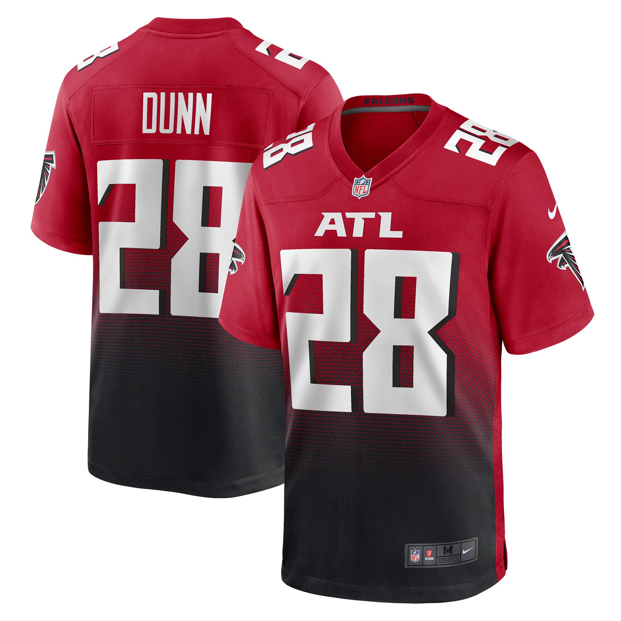 Warrick Dunn Atlanta Falcons Retired Player Alternate Game Jersey - Red cheap jerseys for sale - CheapJerseys.Shop