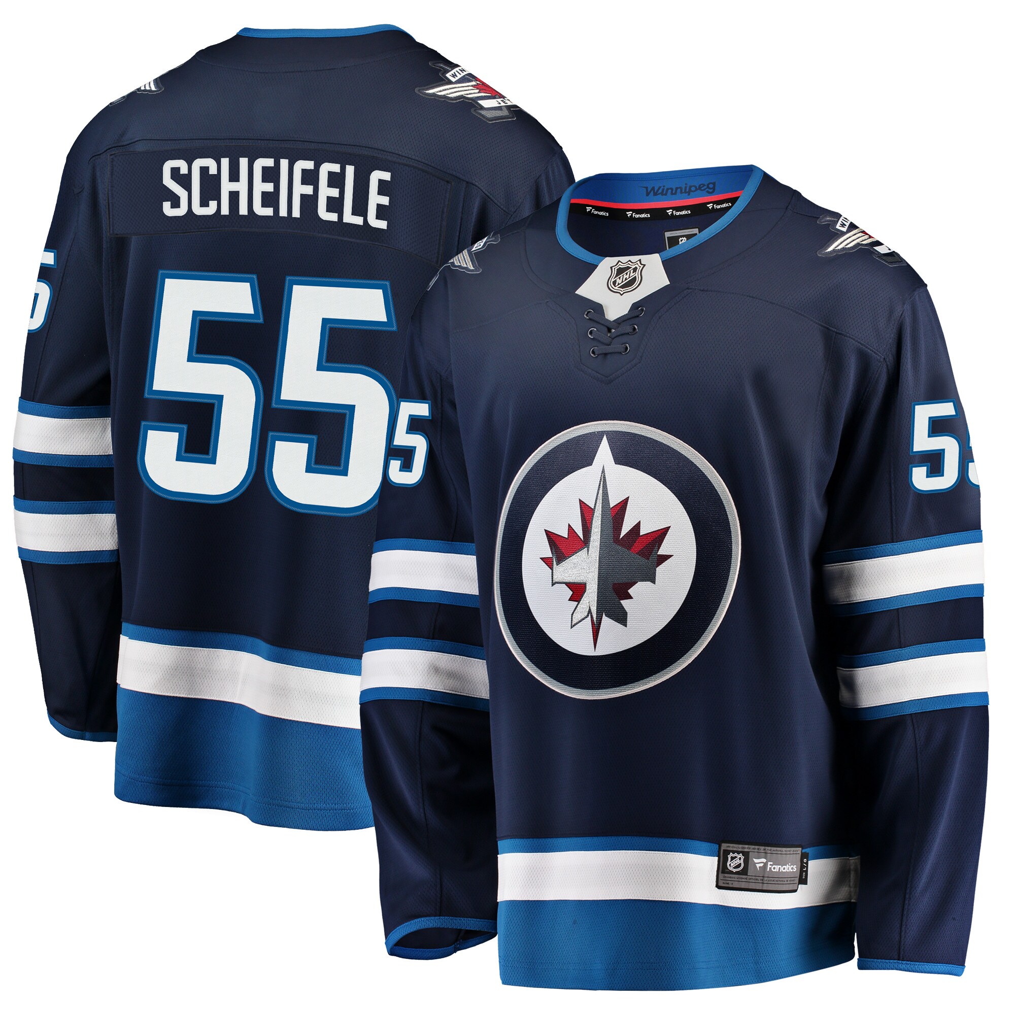 Mark Scheifele Winnipeg Jets Fanatics Breakaway Replica Jersey - Navy cheap jerseys for sale - CheapJerseys.Shop