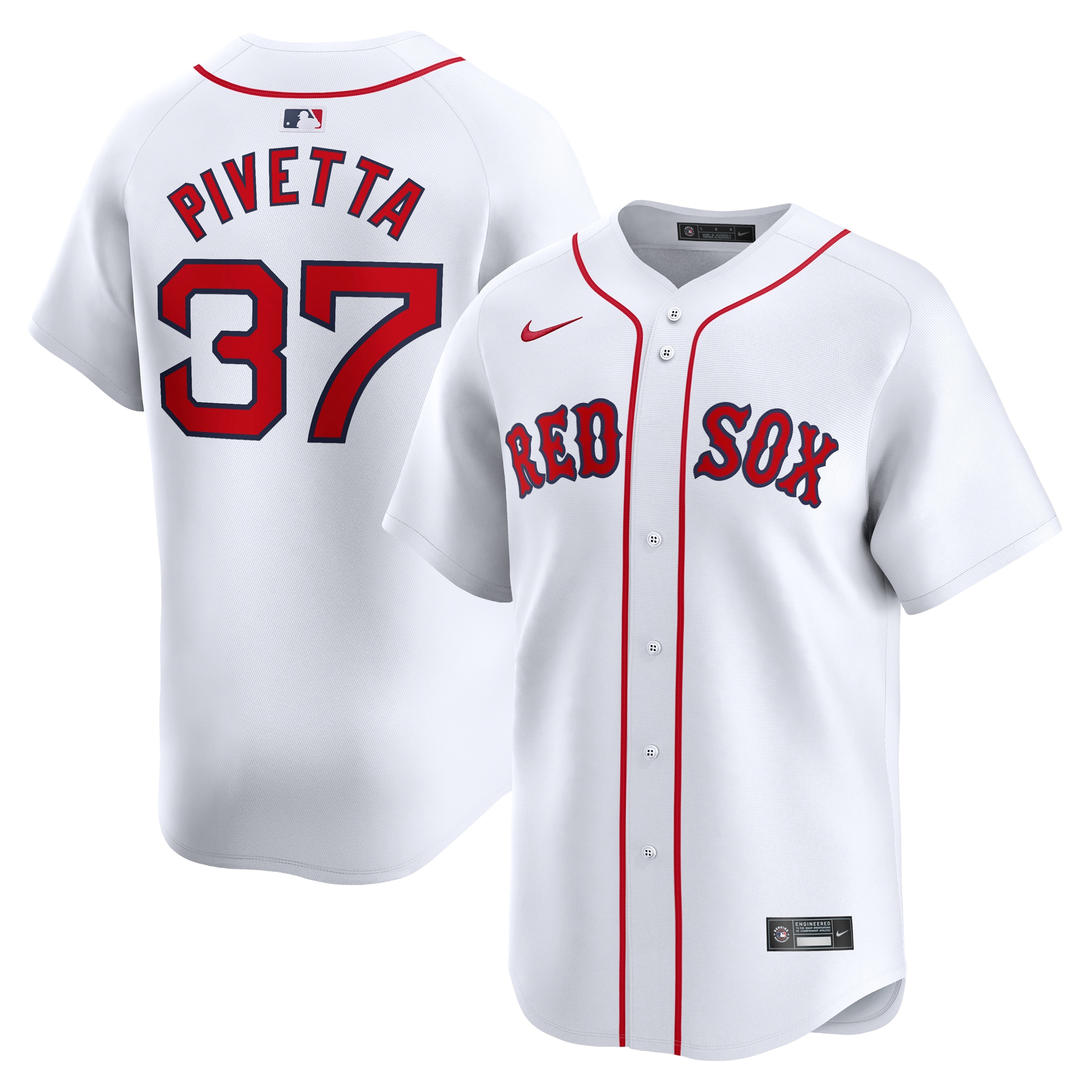 Nick Pivetta Boston Red Sox Home Limited Player Jersey - White cheap jerseys for sale - CheapJerseys.Shop