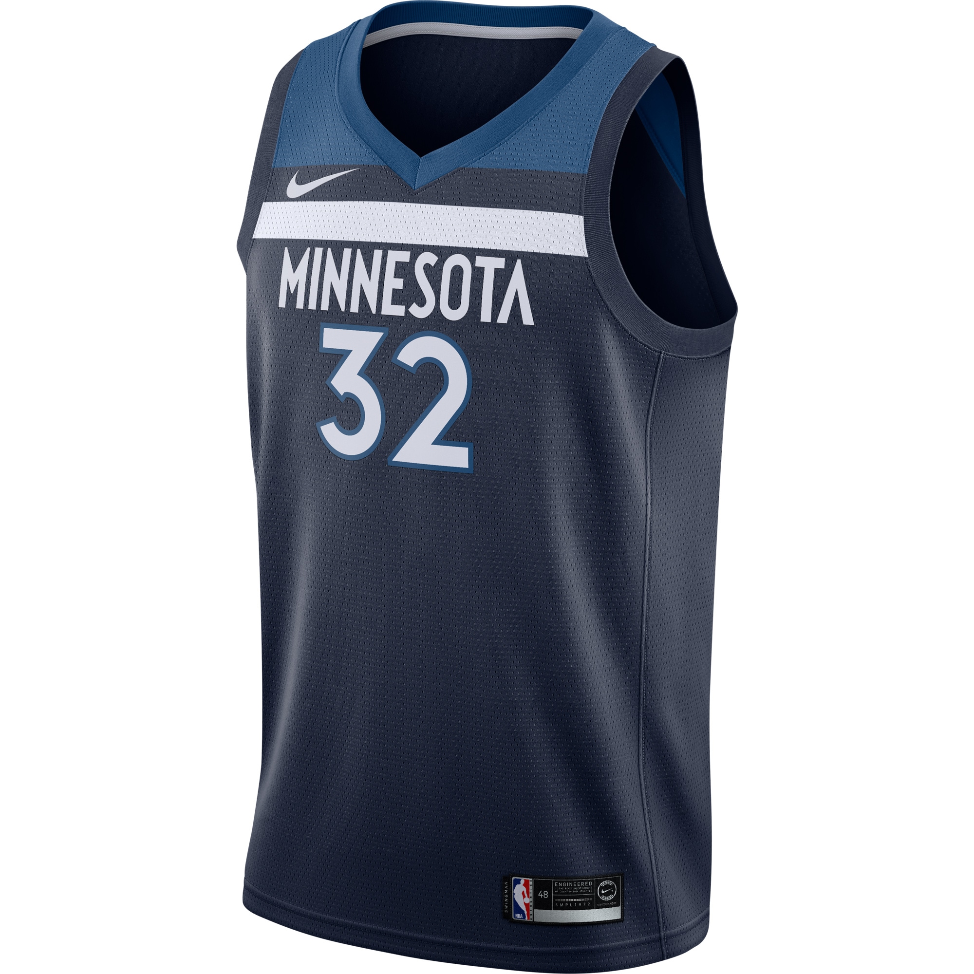 Karl-Anthony Towns Minnesota Timberwolves Swingman Jersey Navy - Icon Edition cheap jerseys for sale - CheapJerseys.Shop