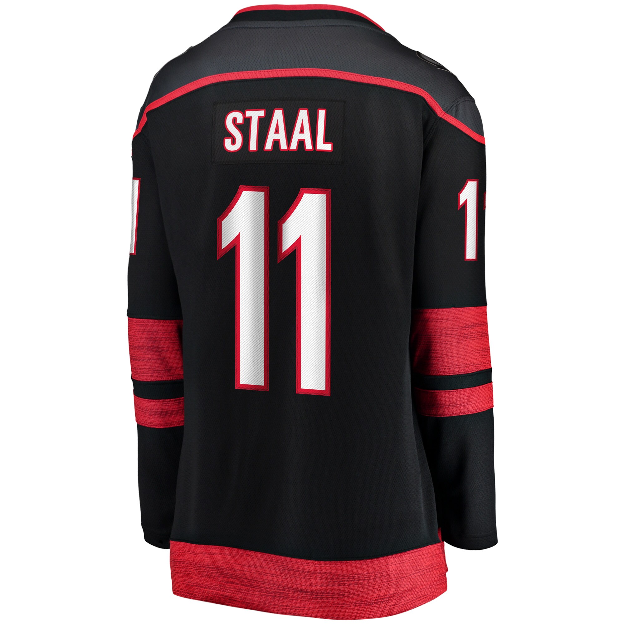 Jordan Staal Carolina Hurricanes Fanatics Women's Home Captain Patch Breakaway Player Jersey - Black cheap jerseys for sale - CheapJerseys.Shop