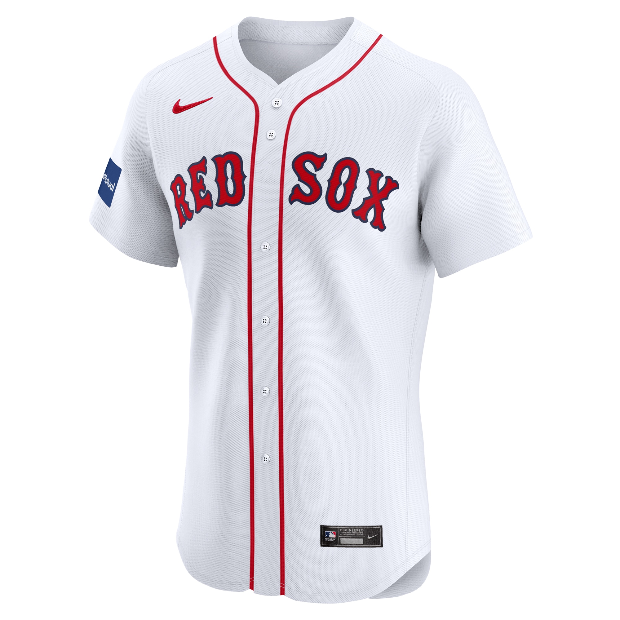 Boston Red Sox Home Elite Custom Patch Jersey - White cheap jerseys for sale - CheapJerseys.Shop