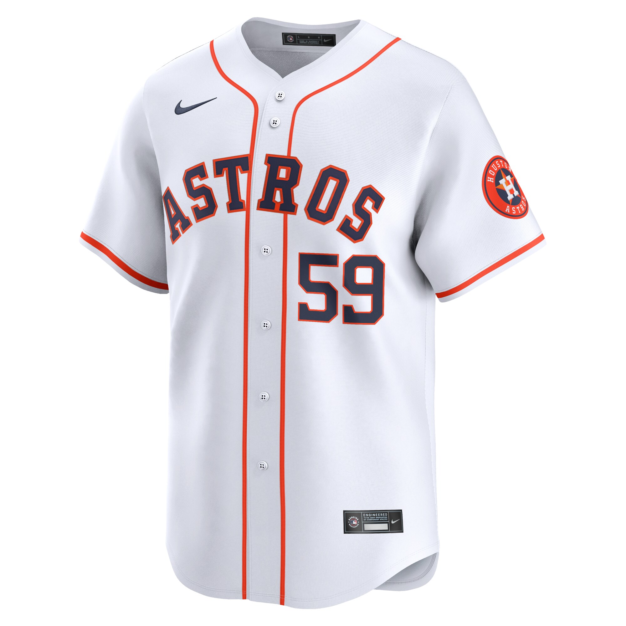Framber Valdez Houston Astros Home Limited Player Jersey - White cheap jerseys for sale - CheapJerseys.Shop