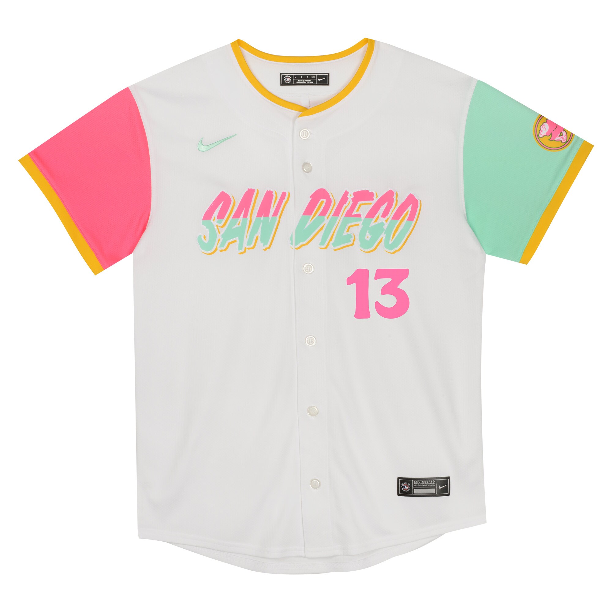 Manny Machado San Diego Padres Preschool City Connect Limited Player Jersey - White cheap jerseys for sale - CheapJerseys.Shop