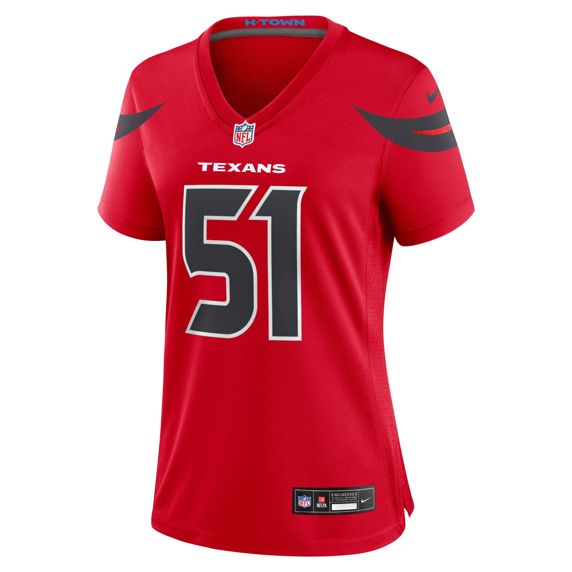 Will Anderson Jr. Houston Texans Women's Alternate Game Jersey - Red cheap jerseys for sale - CheapJerseys.Shop