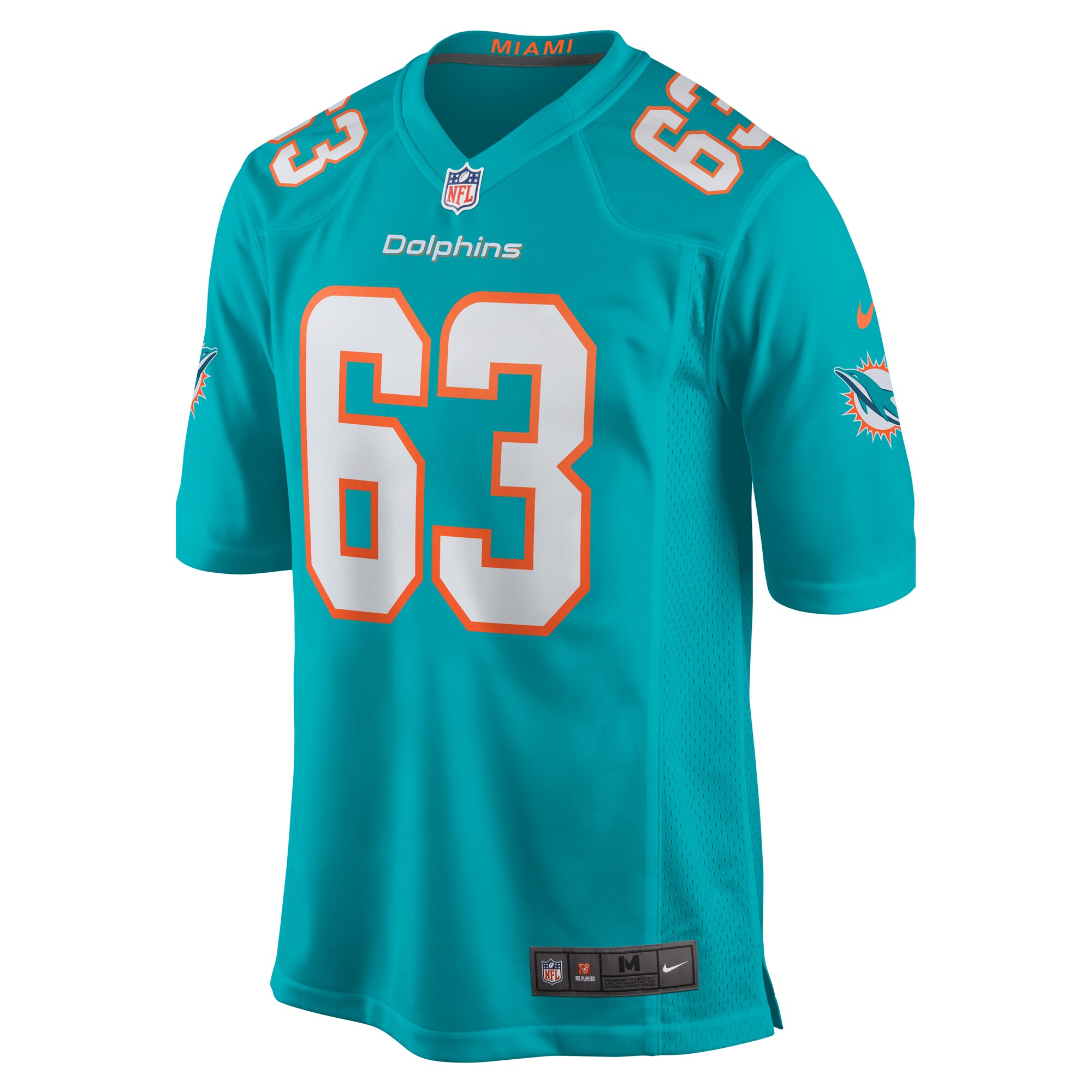 Chasen Hines Miami Dolphins Team Game Jersey - Aqua cheap jerseys for sale - CheapJerseys.Shop