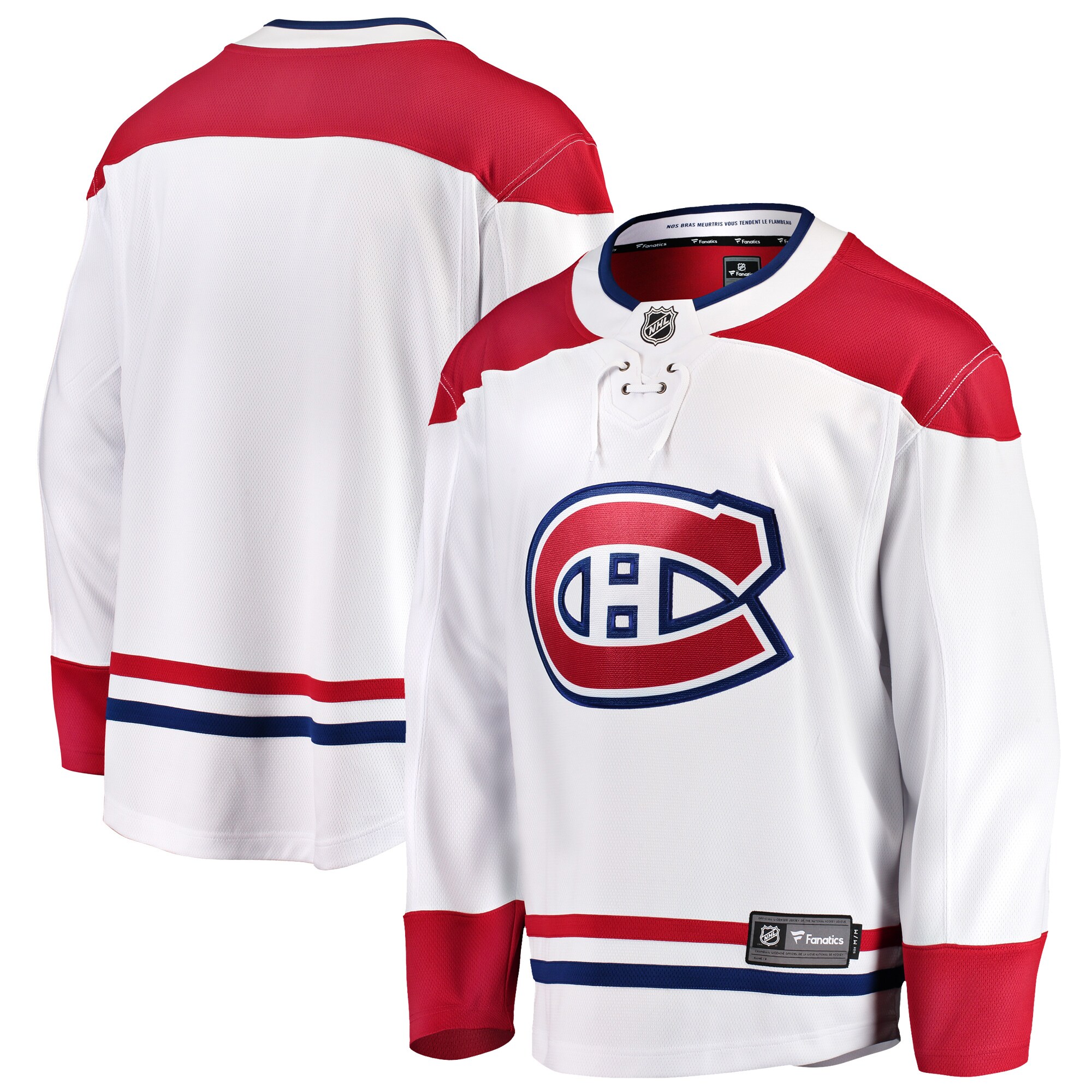 Montreal Canadiens Fanatics Breakaway Away Jersey - White cheap jerseys for sale - CheapJerseys.Shop