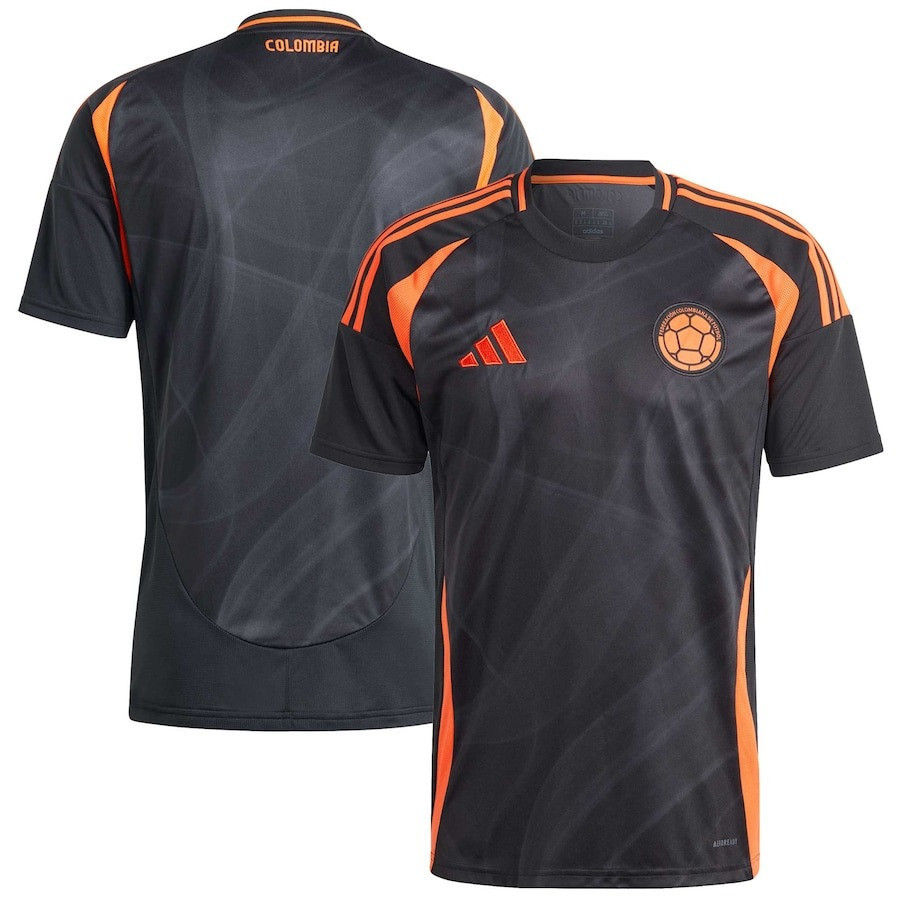 Colombia National Team 2024/25 Away Men Jersey - Black cheap jerseys for sale - CheapJerseys.Shop