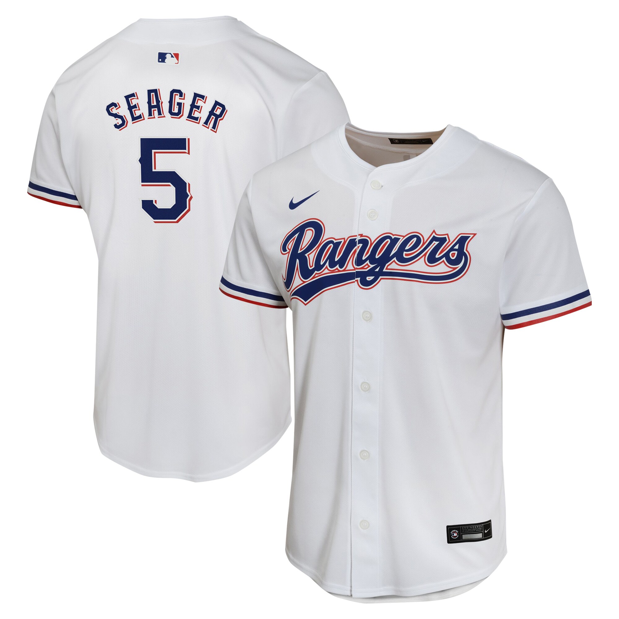 Corey Seager Texas Rangers Youth Home Game Player Jersey - White cheap jerseys for sale - CheapJerseys.Shop