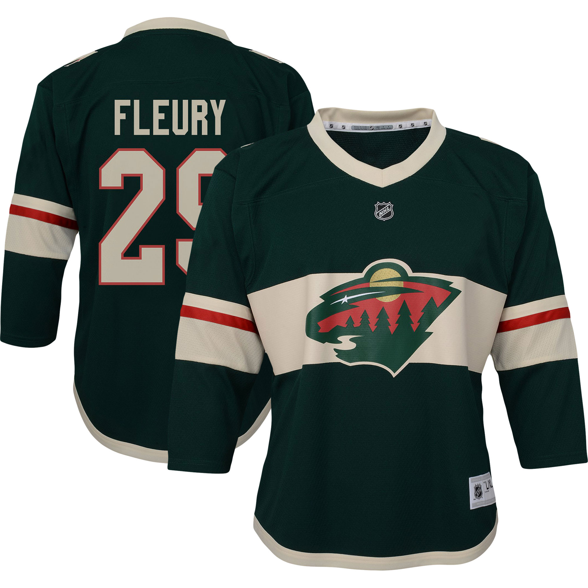 Marc-Andre Fleury Minnesota Wild Toddler Home Replica Player Jersey - Green cheap jerseys for sale - CheapJerseys.Shop