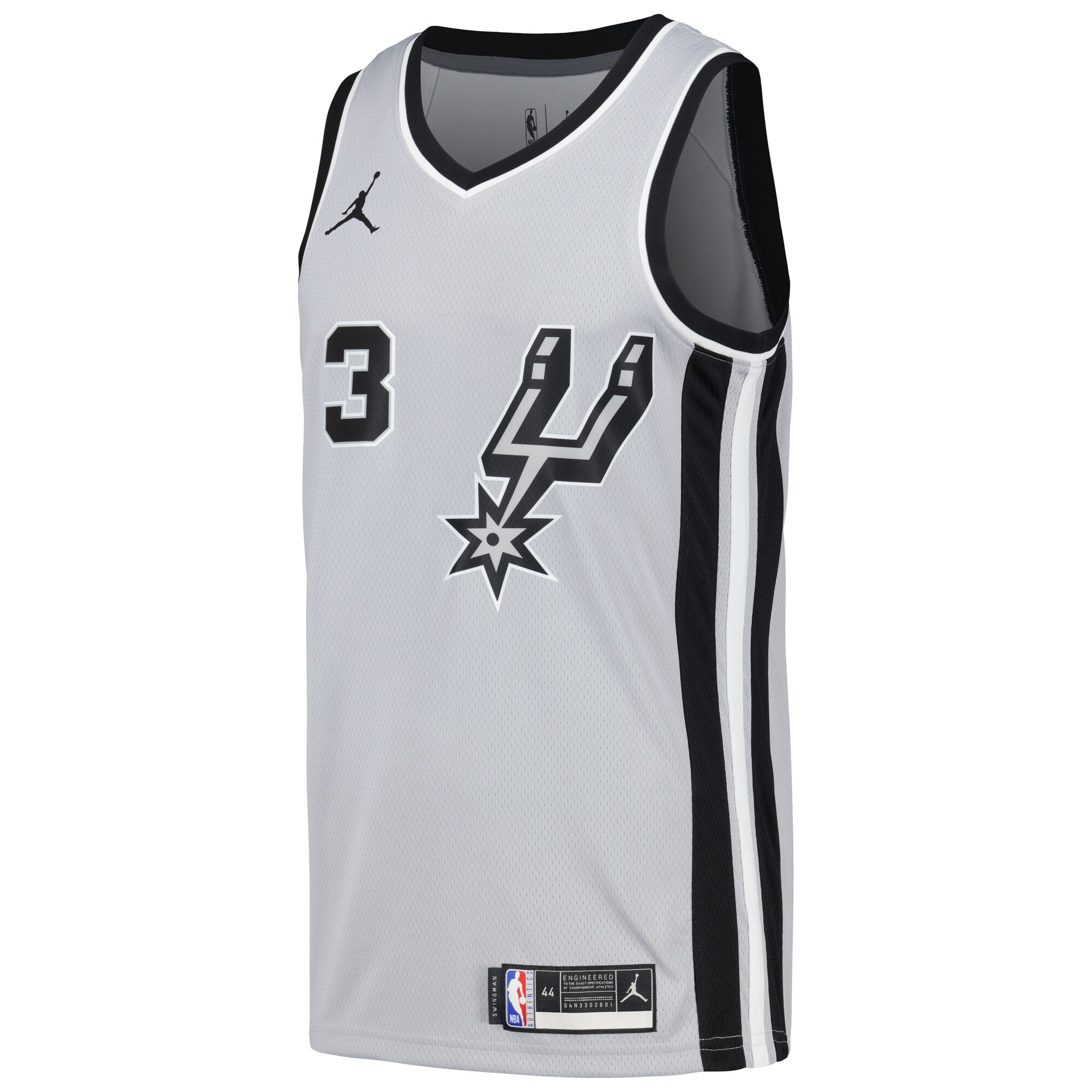 Keldon Johnson San Antonio Spurs Swingman Player Jersey - Statement Edition - Silver cheap jerseys for sale - CheapJerseys.Shop